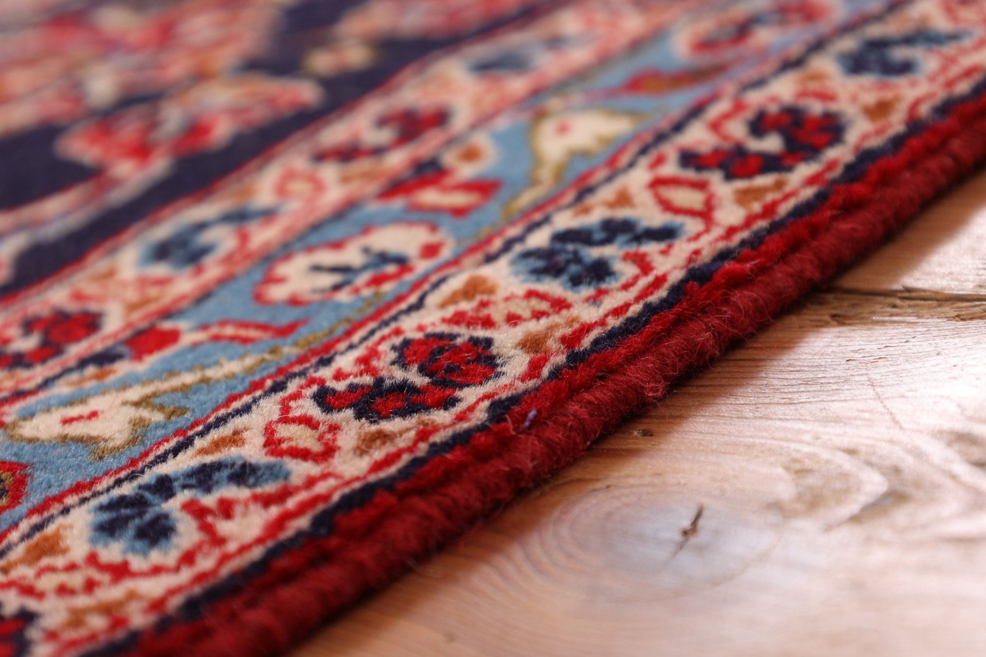 Kashan Perserteppich aus Iran, 236 × 346 cm