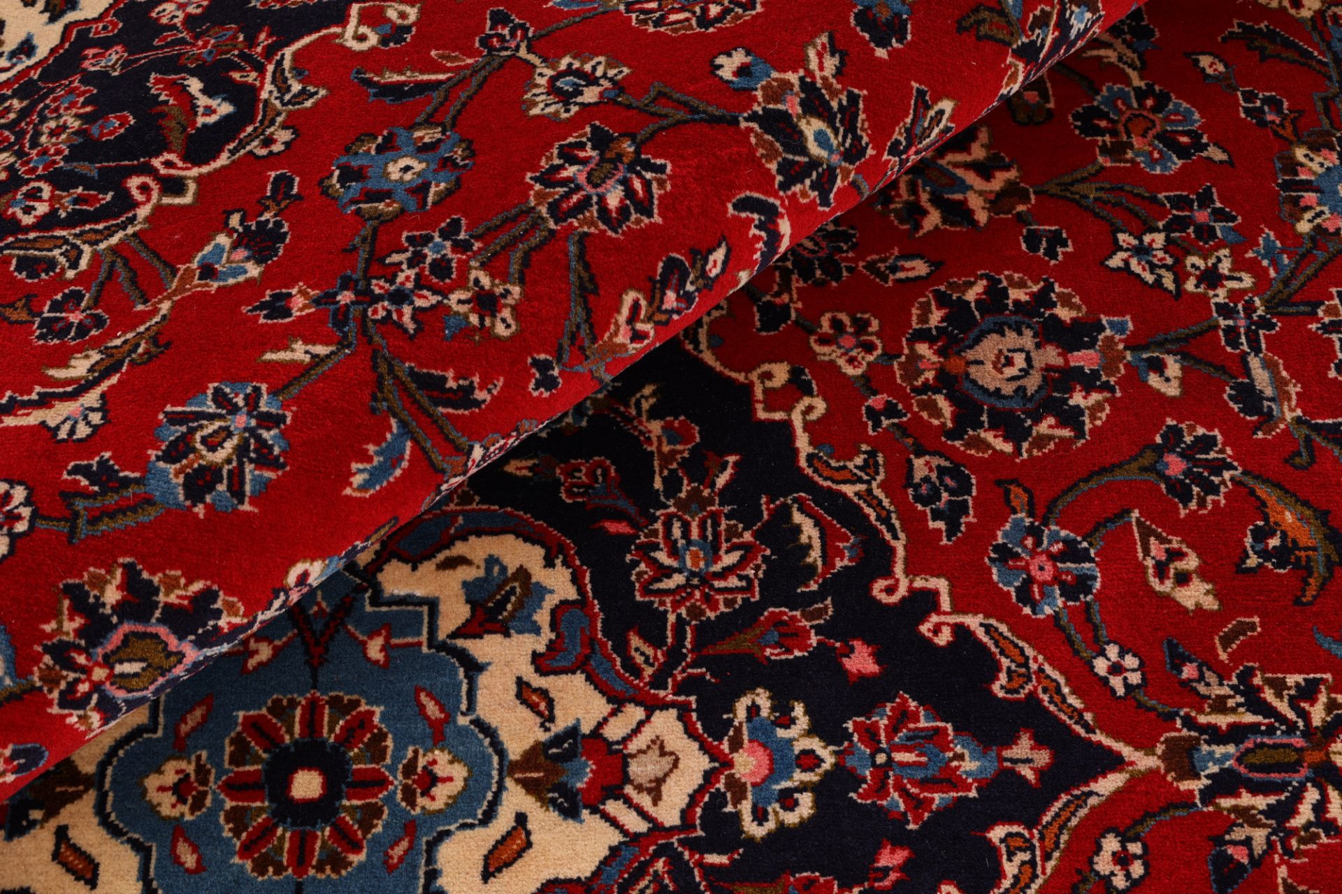 Kashan Perserteppich aus Iran, 236 × 346 cm