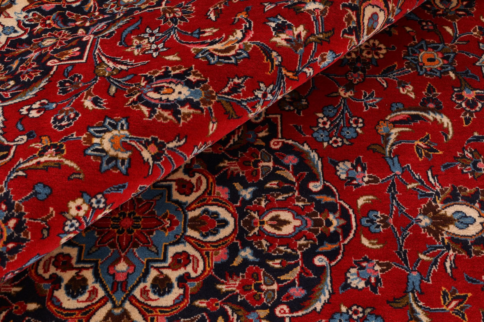 Handgeknüpfter Kashan Perserteppich 245 × 350 cm