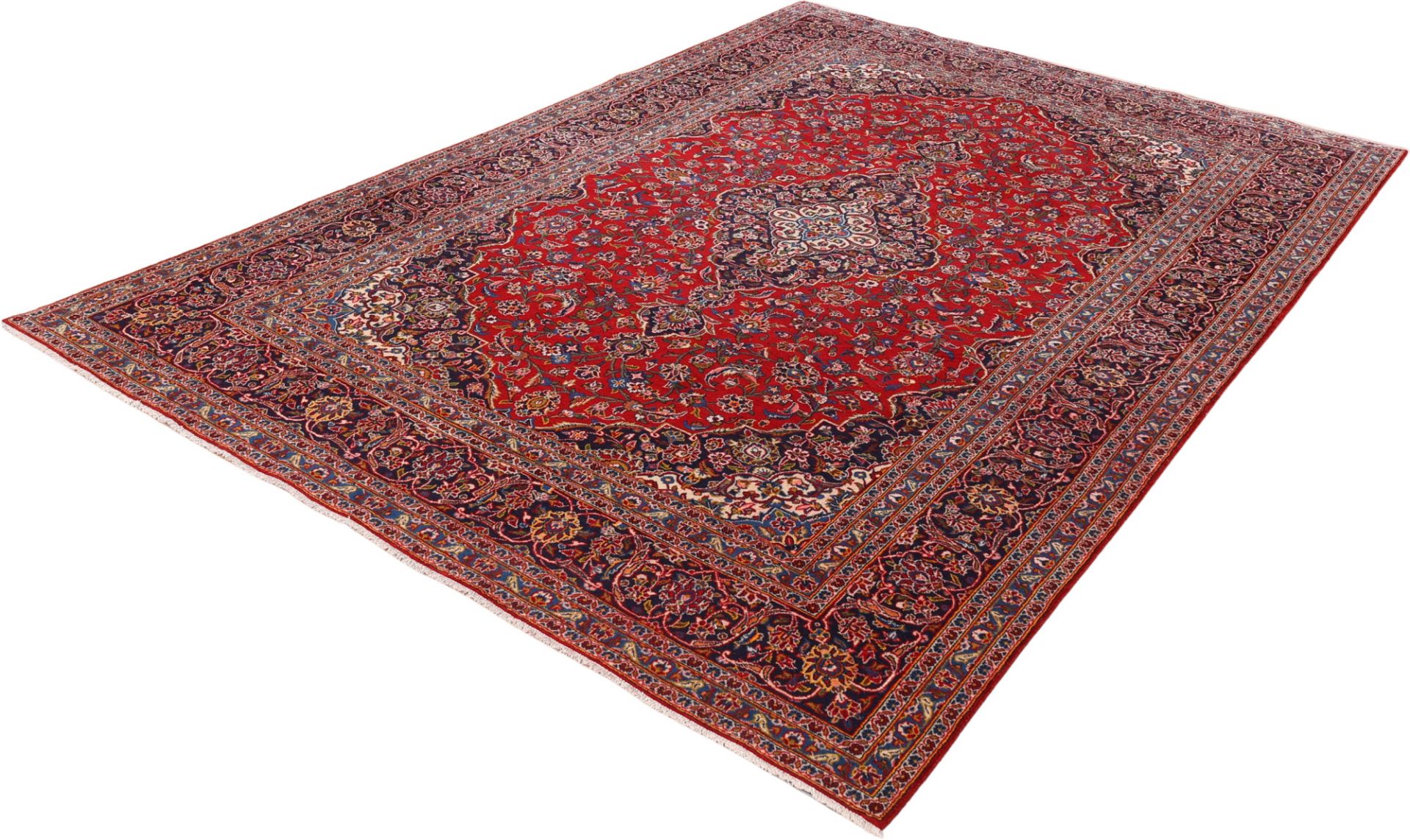 Kashan Perserteppich aus Iran, 238 × 350 cm