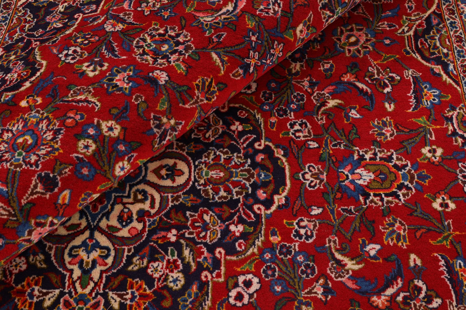 Kashan Perserteppich aus Iran, 238 × 350 cm