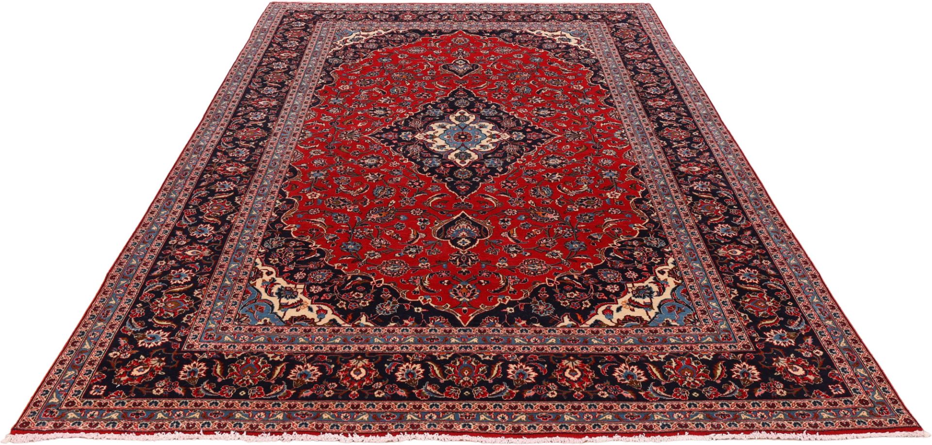 Kashan Perserteppich aus Iran, 236 × 345 cm