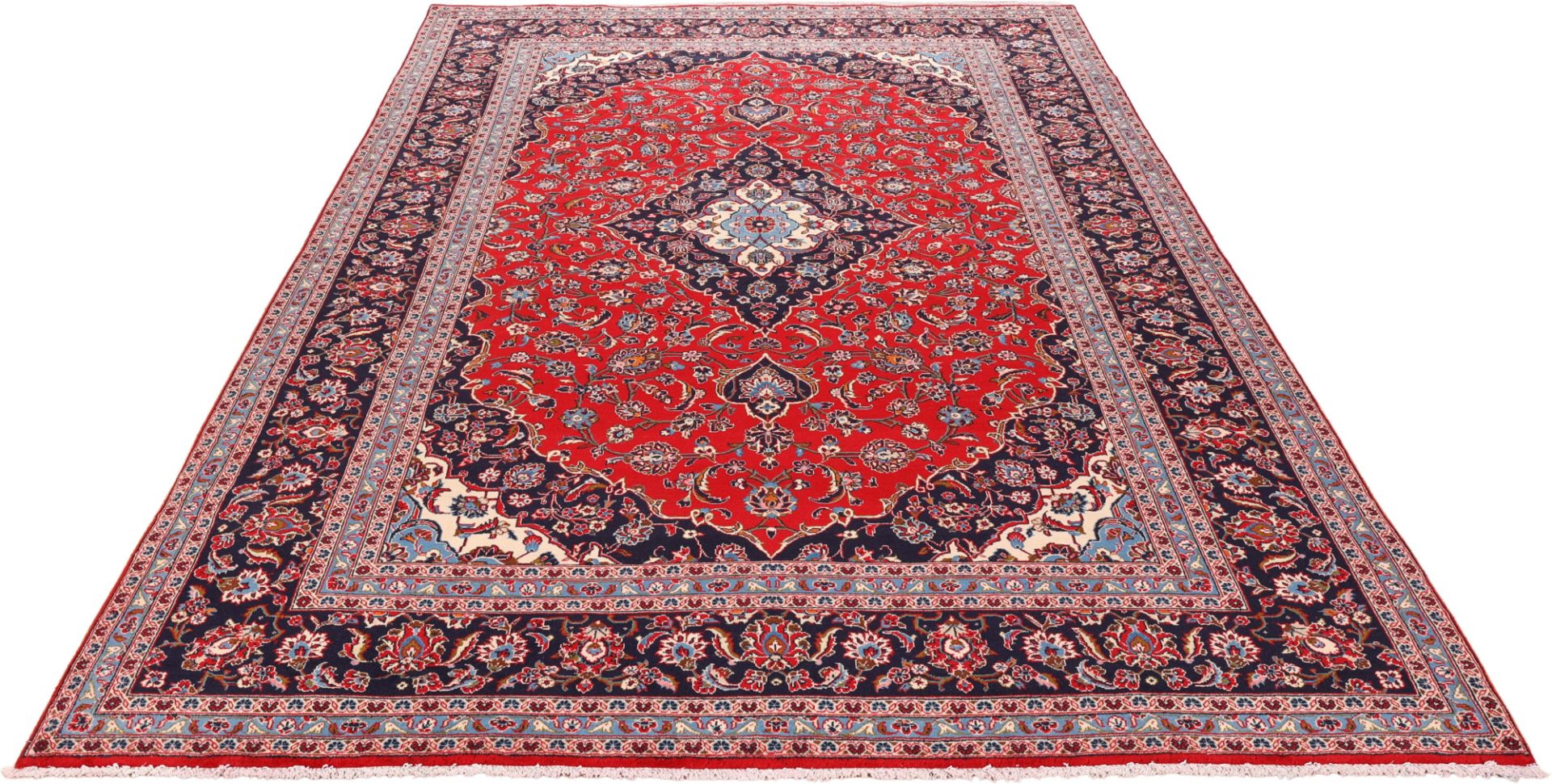 Kashan Perserteppich aus Iran, 236 × 345 cm