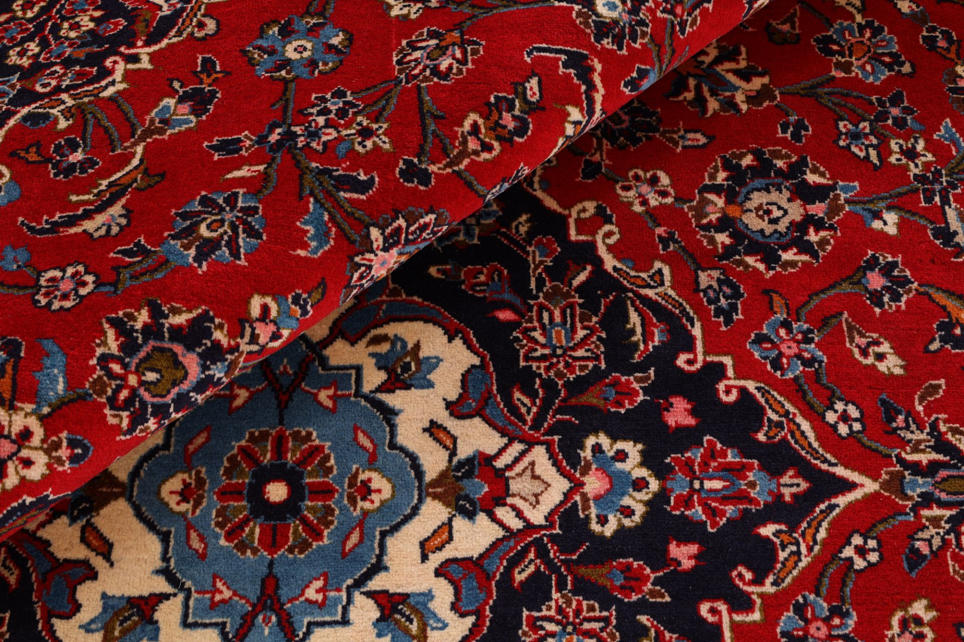 Kashan Perserteppich aus Iran, 236 × 345 cm