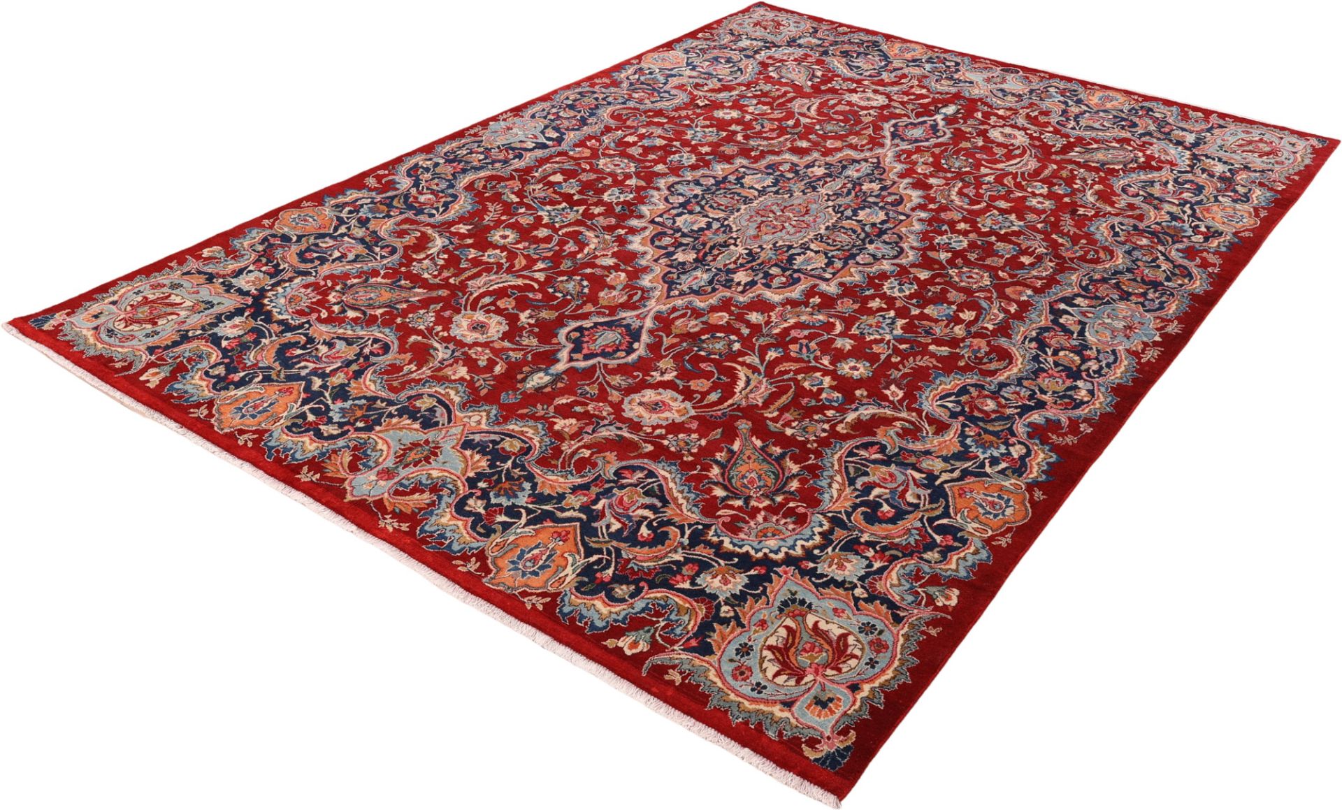 Handgeknüpfter Mashhad Perserteppich, 250 × 358 cm, Wolle