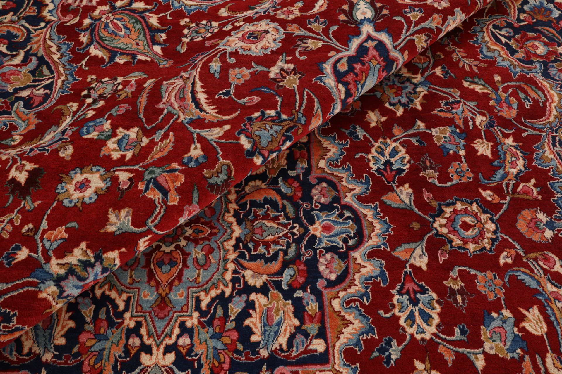 Handgeknüpfter Mashhad Perserteppich, 250 × 358 cm, Wolle