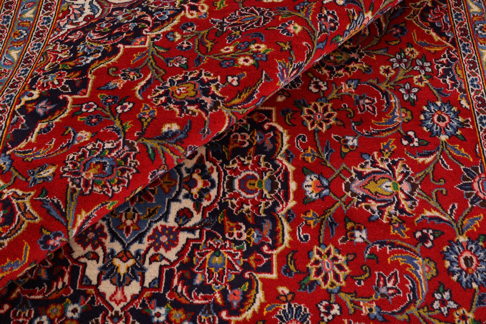 Kashan Perserteppich aus Iran, 242 × 350 cm