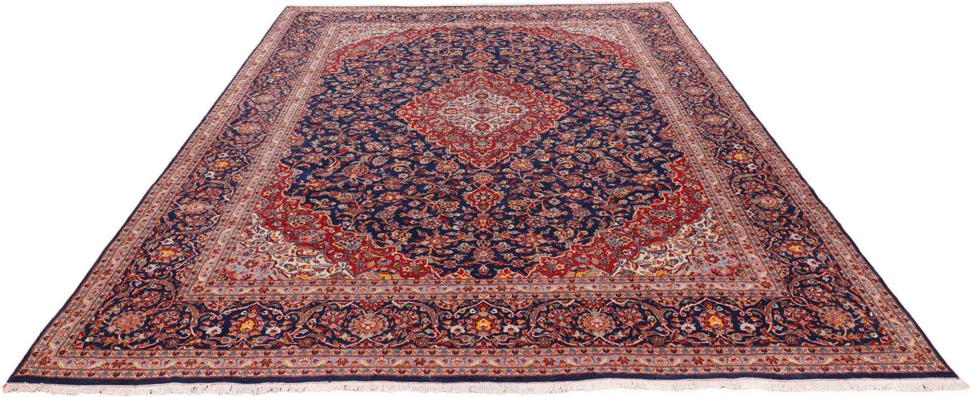 Kashan Perserteppich aus Iran, 298 × 390 cm