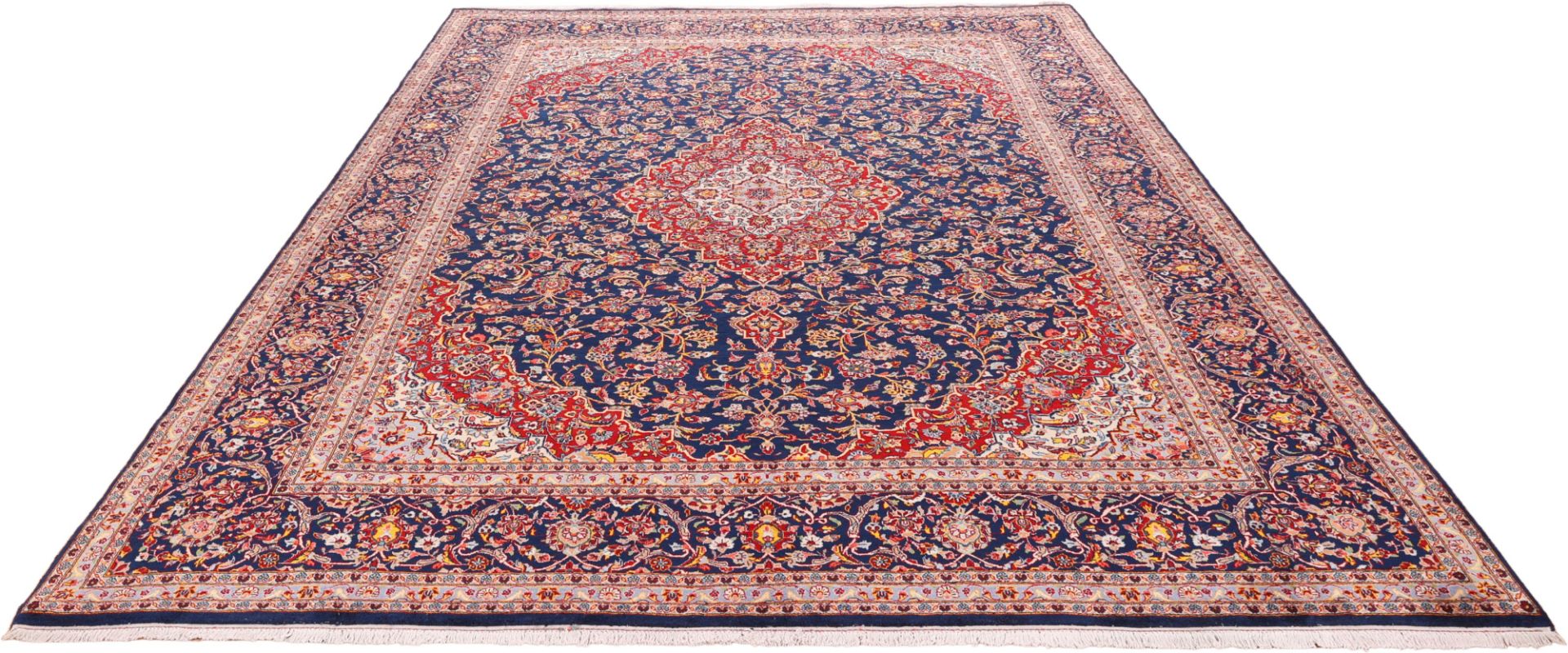 Kashan Perserteppich aus Iran, 298 × 390 cm