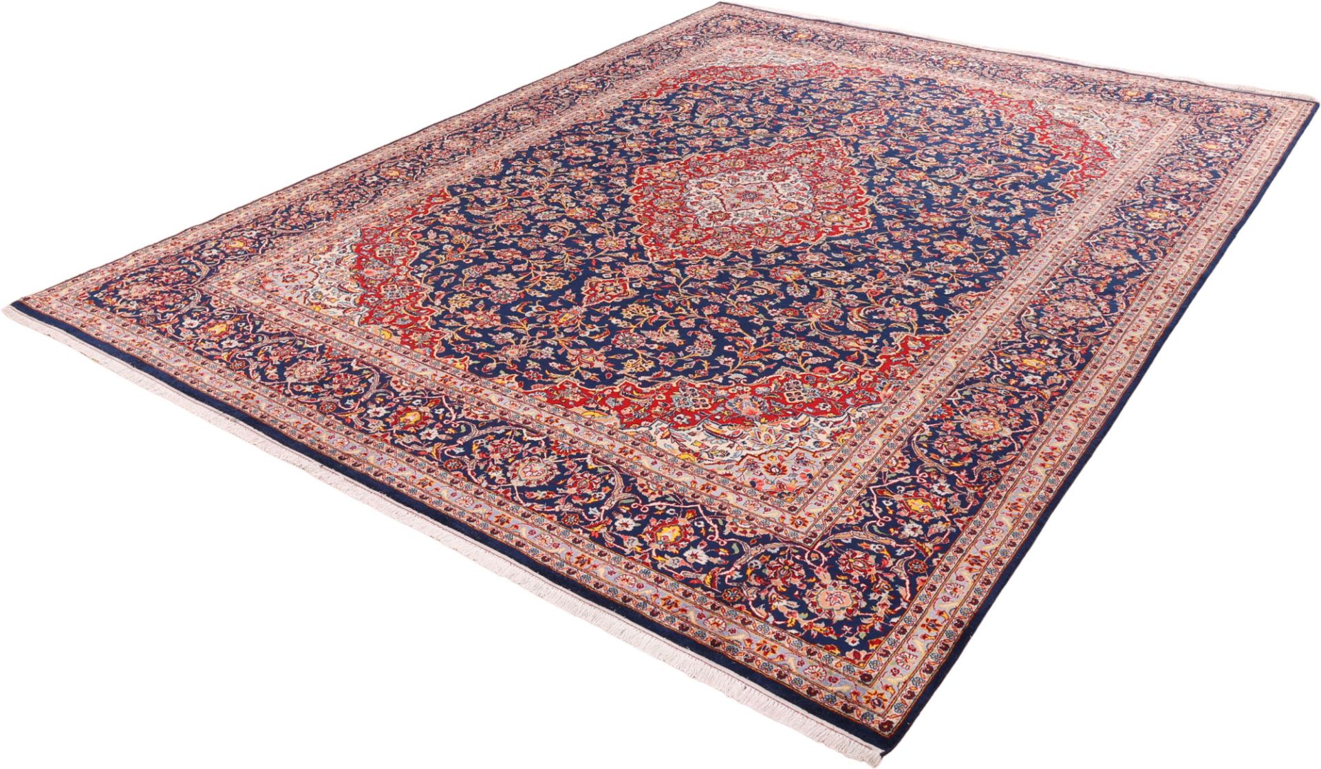 Kashan Perserteppich aus Iran, 298 × 390 cm