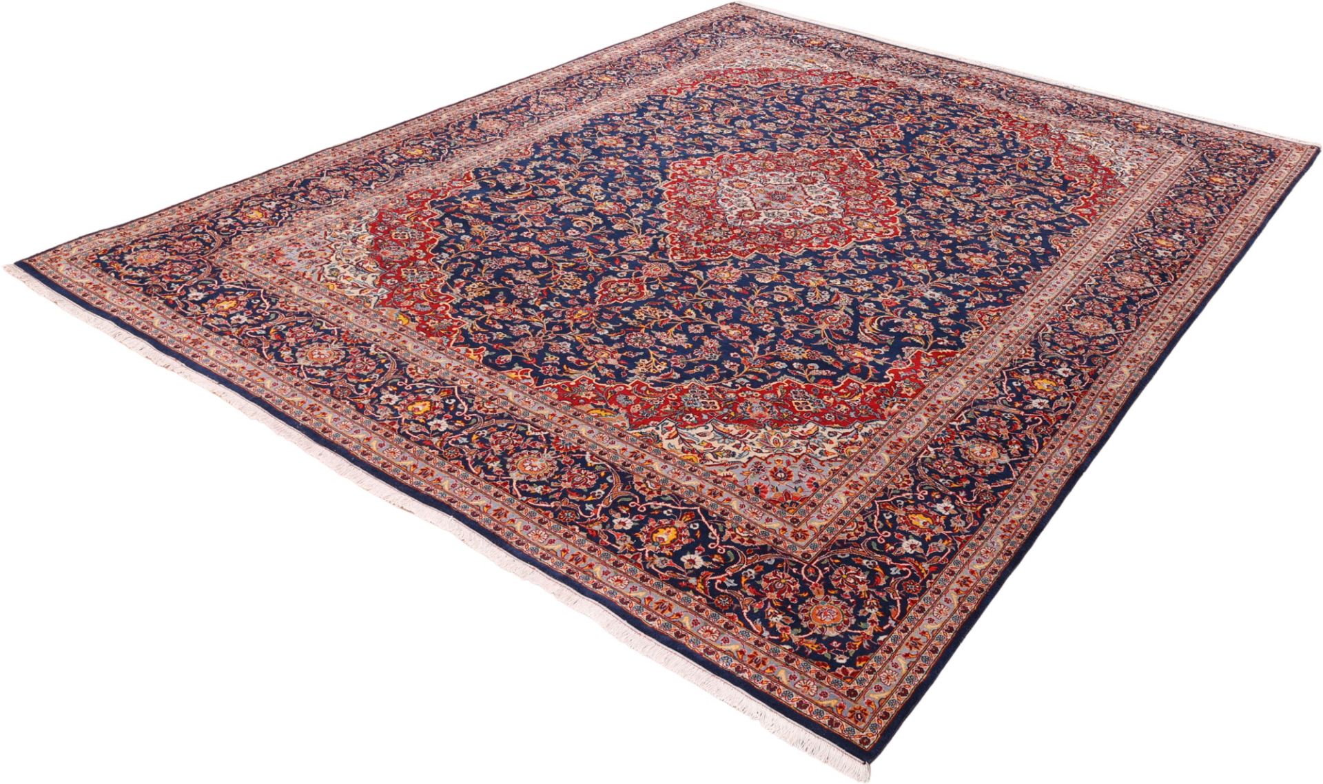 Kashan Perserteppich aus Iran, 298 × 390 cm
