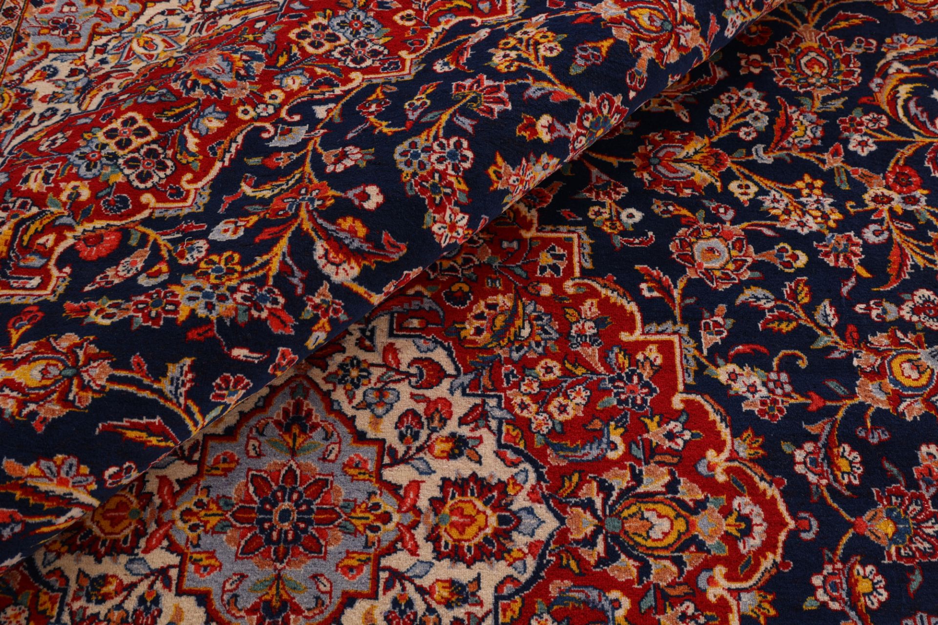 Kashan Perserteppich aus Iran, 298 × 390 cm