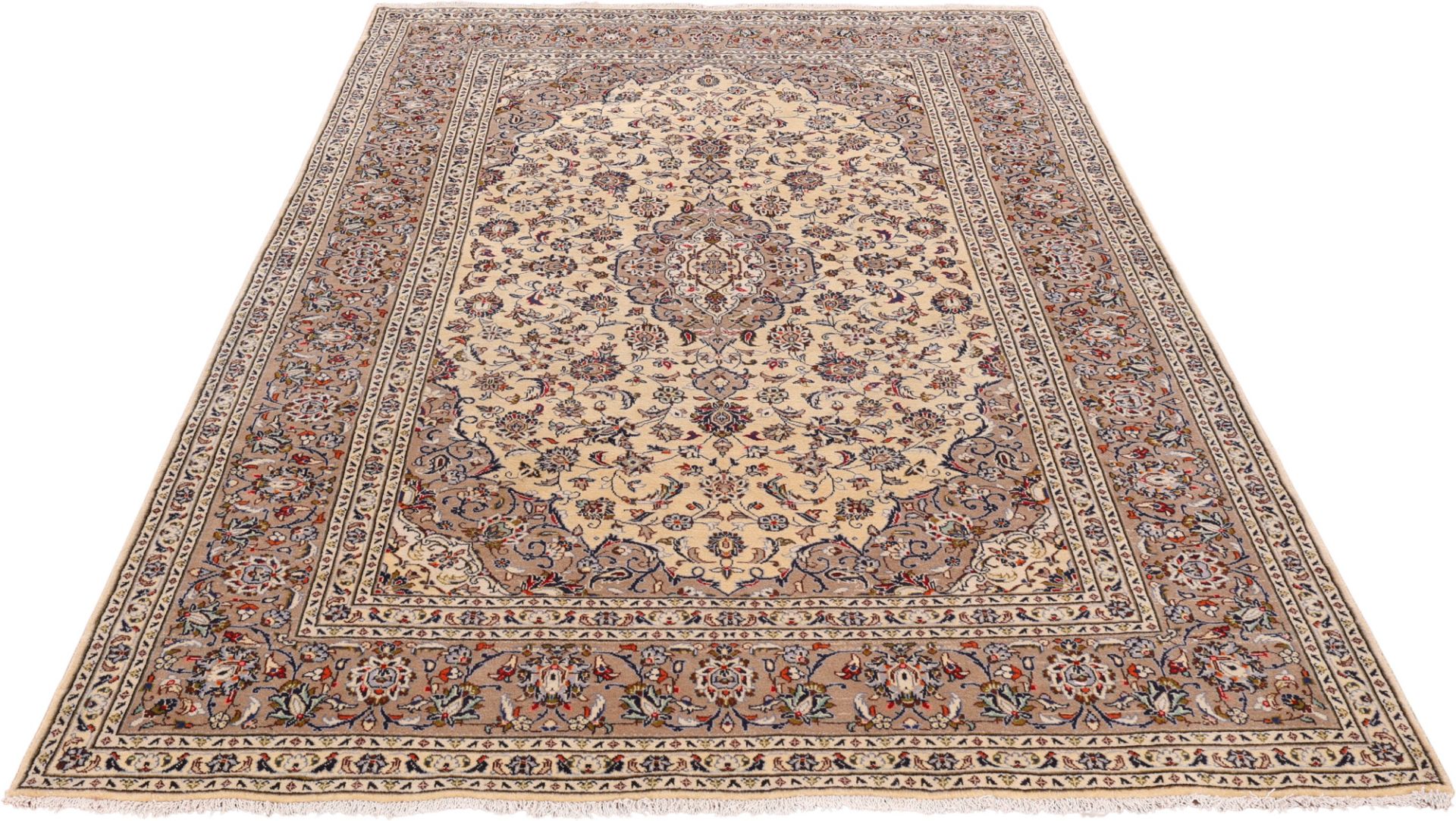 Kashan Perserteppich aus Iran, 200 × 295 cm