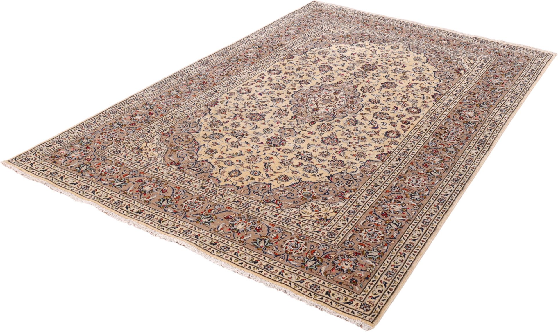 Kashan Perserteppich aus Iran, 200 × 295 cm