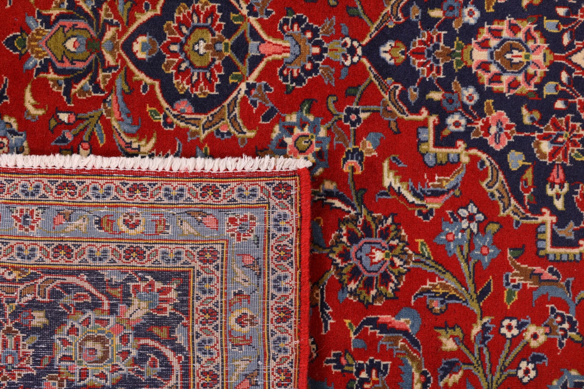 Handgeknüpfter Kashan Perserteppich, 205 × 285 cm, Wolle