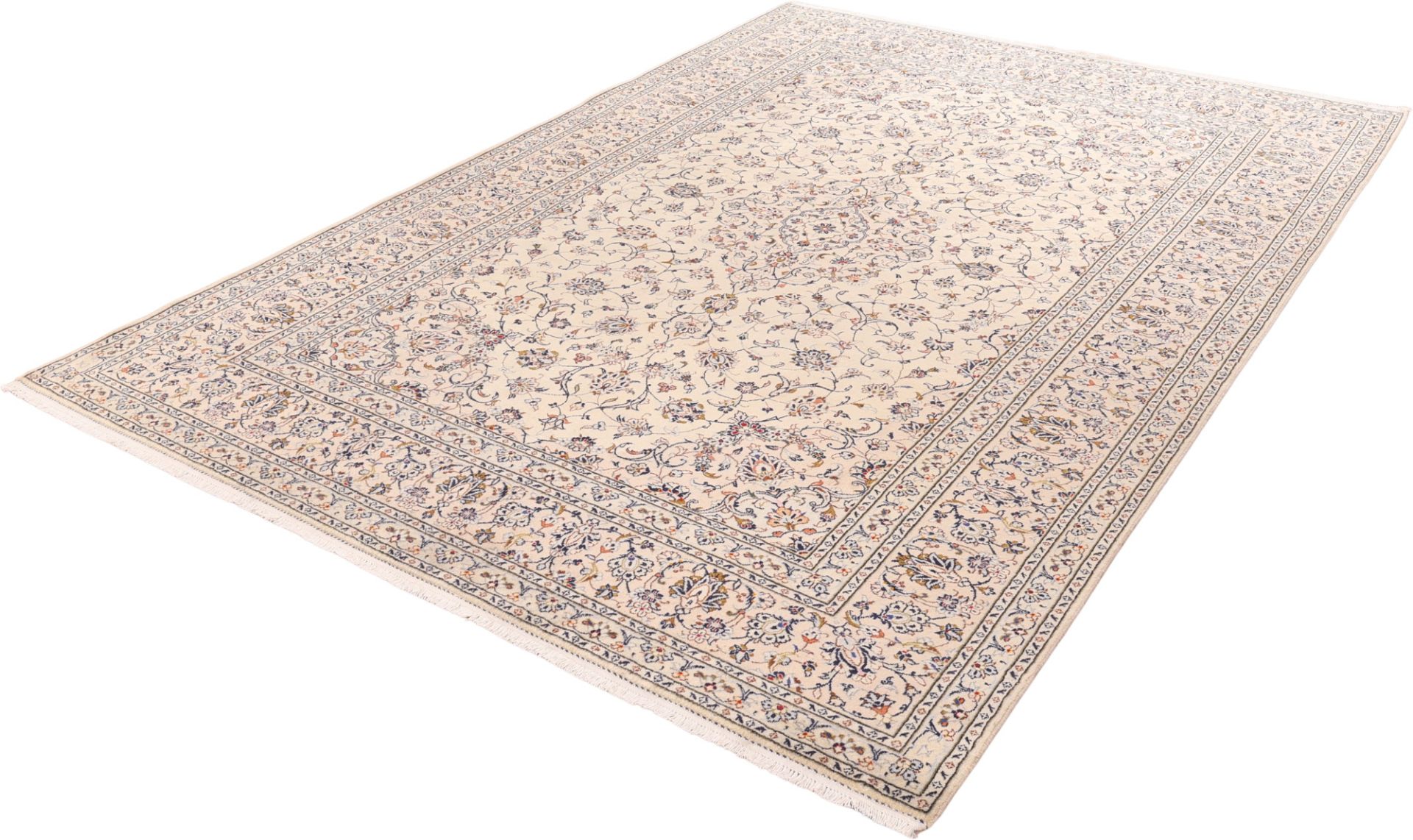 Handgeknüpfter Kashan Perserteppich, 247 × 346 cm, Wolle