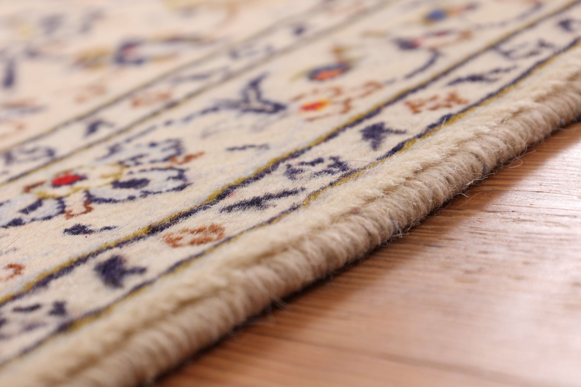 Handgeknüpfter Kashan Perserteppich, 247 × 346 cm, Wolle