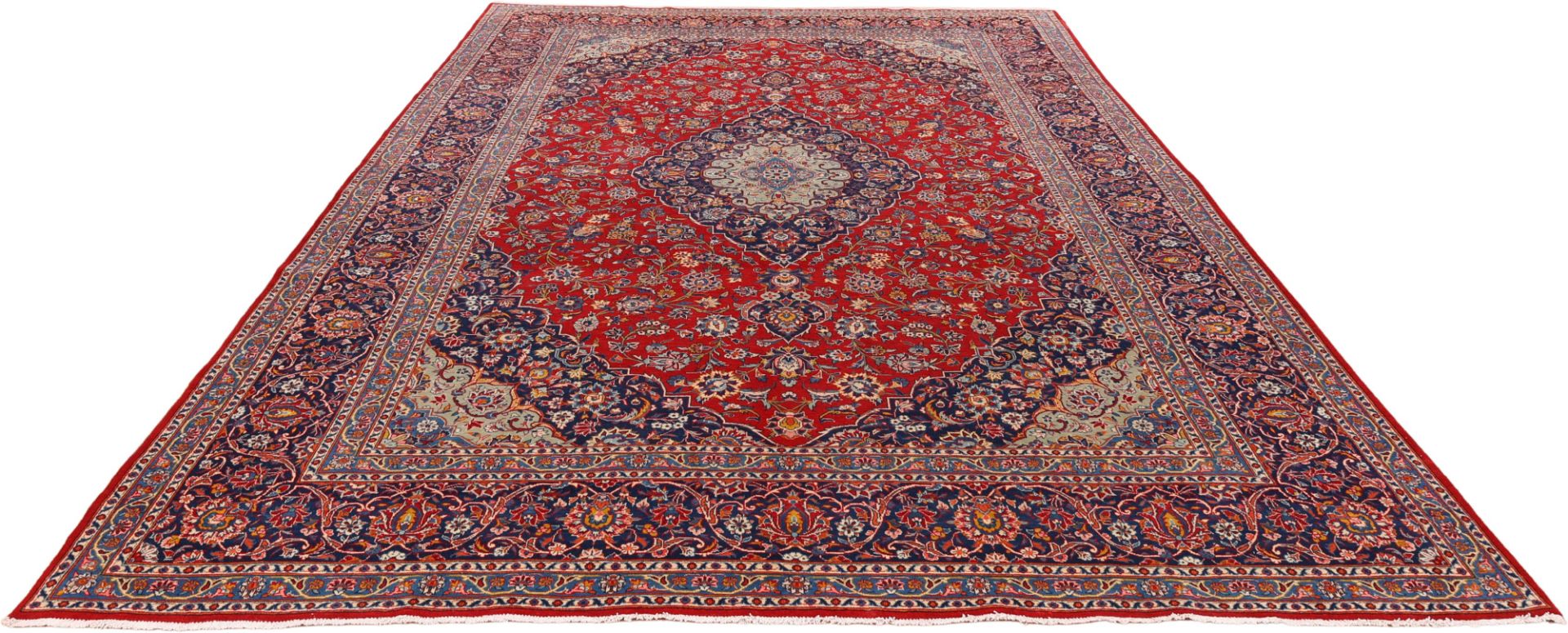 Kashan Perserteppich aus Iran, 308 × 437 cm