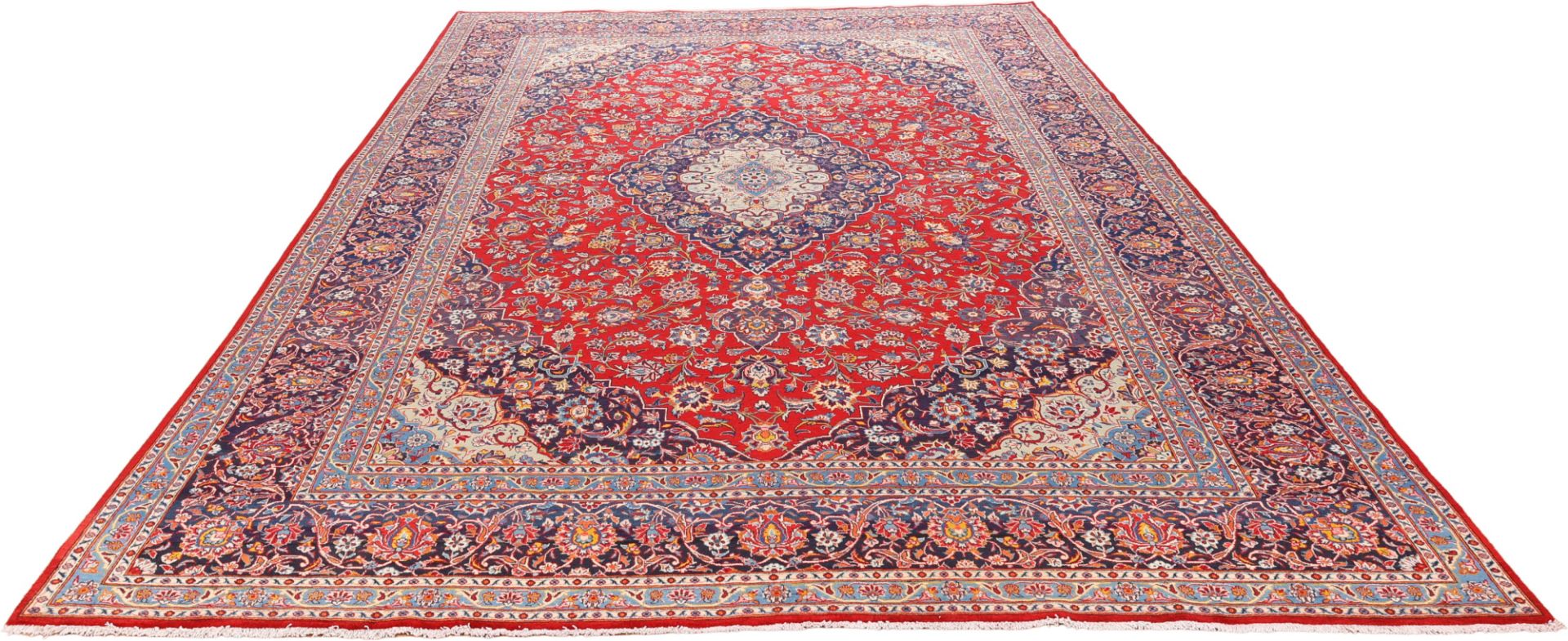 Kashan Perserteppich aus Iran, 308 × 437 cm