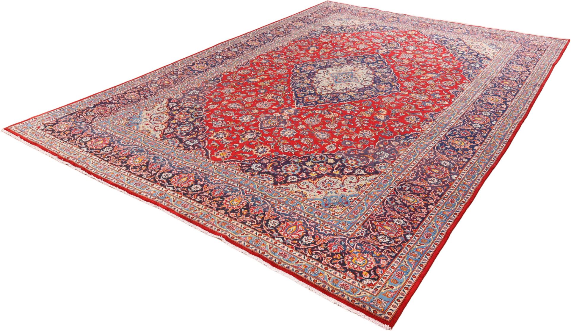 Kashan Perserteppich aus Iran, 308 × 437 cm