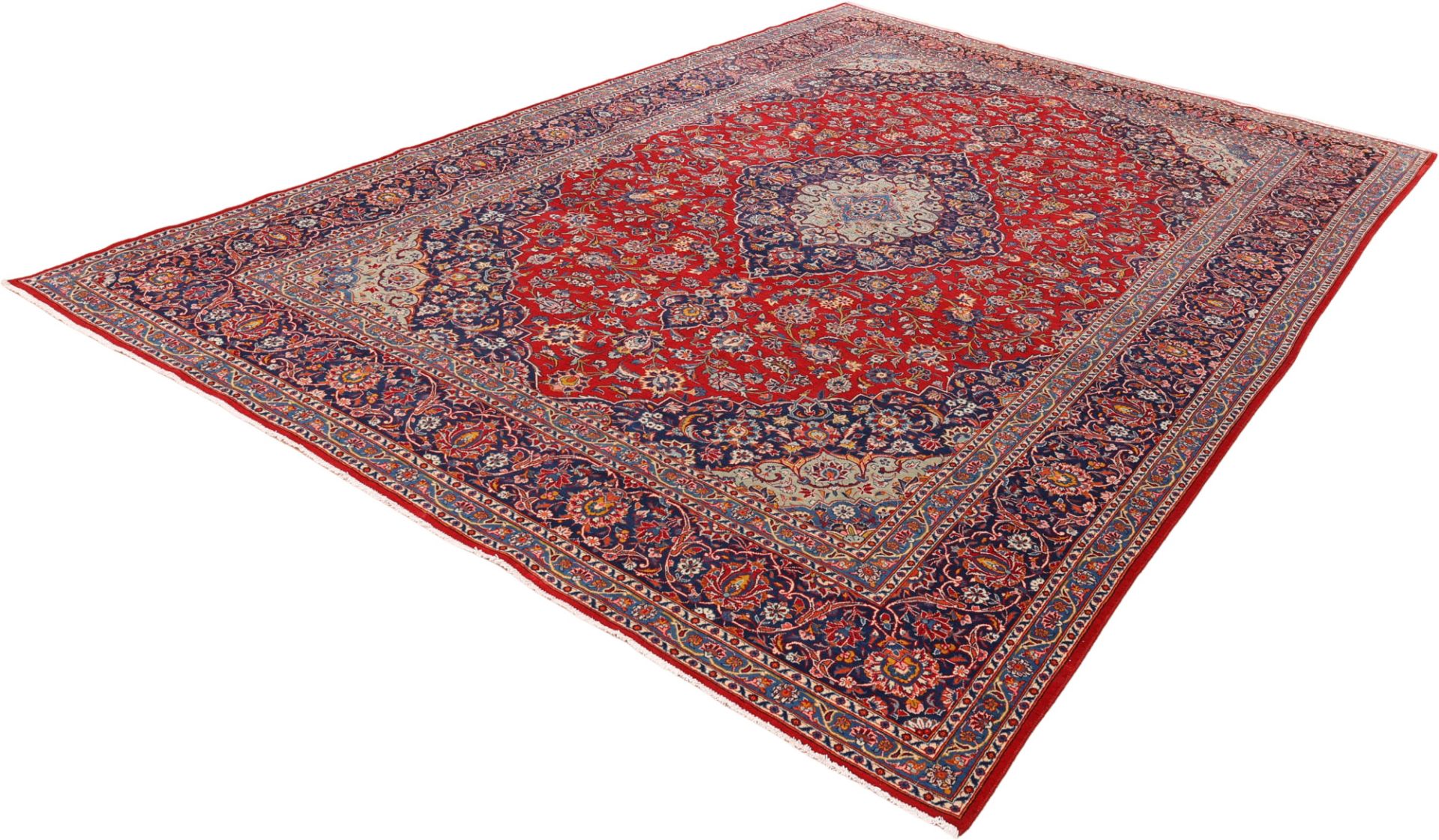 Kashan Perserteppich aus Iran, 308 × 437 cm
