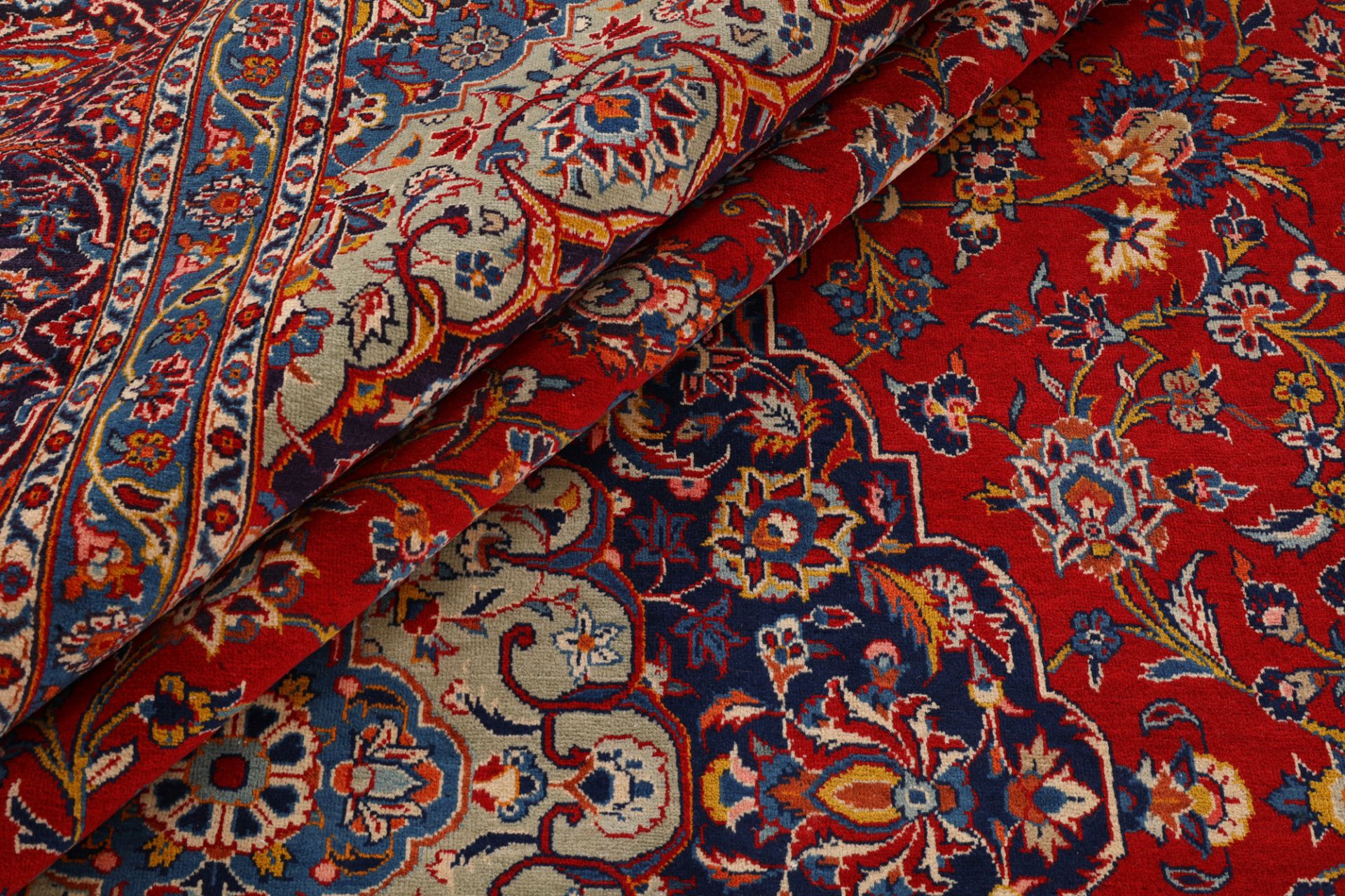 Kashan Perserteppich aus Iran, 308 × 437 cm