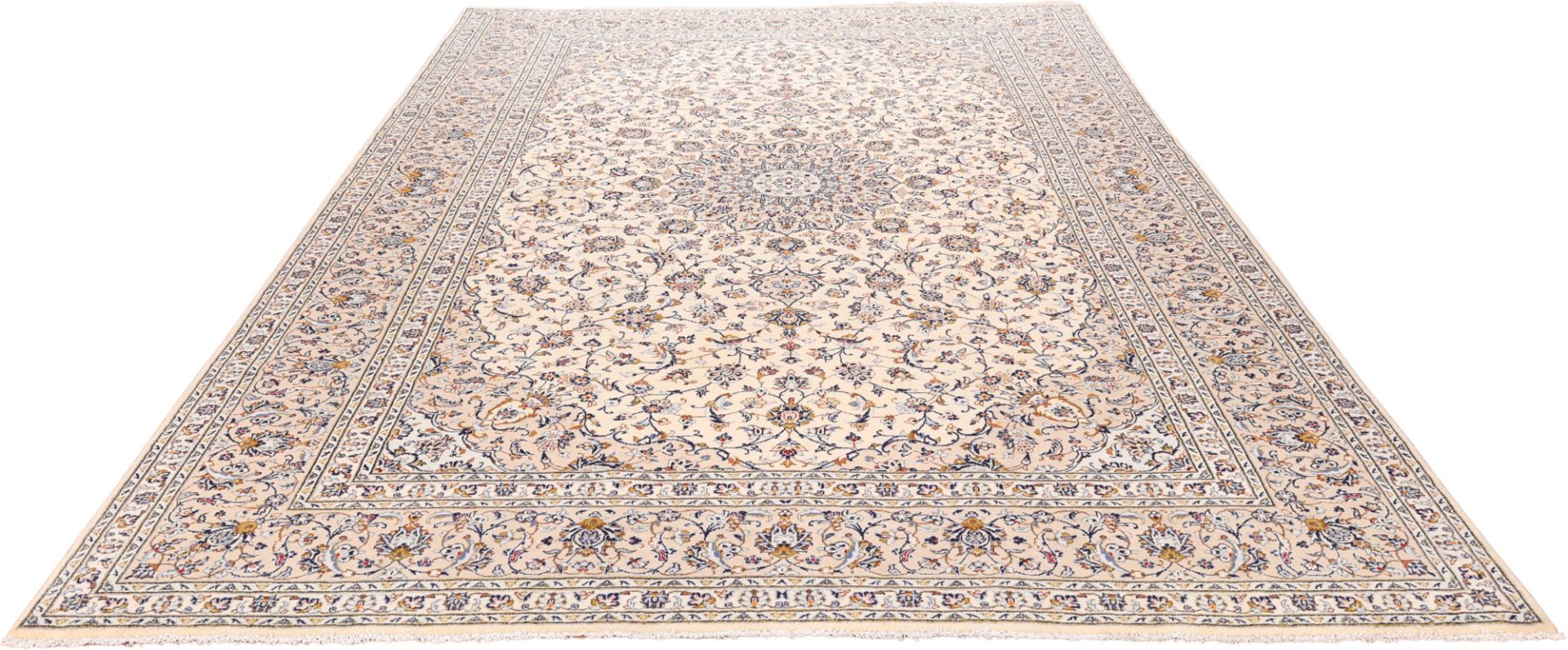 Handgeknüpfter Kashan Perserteppich, 300 × 400 cm, Wolle