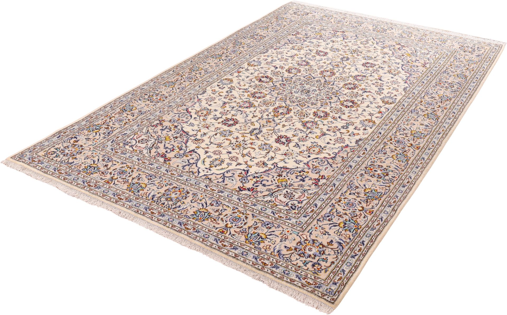 Kashan Perserteppich 200 × 308 cm aus Wolle, handgeknüpft