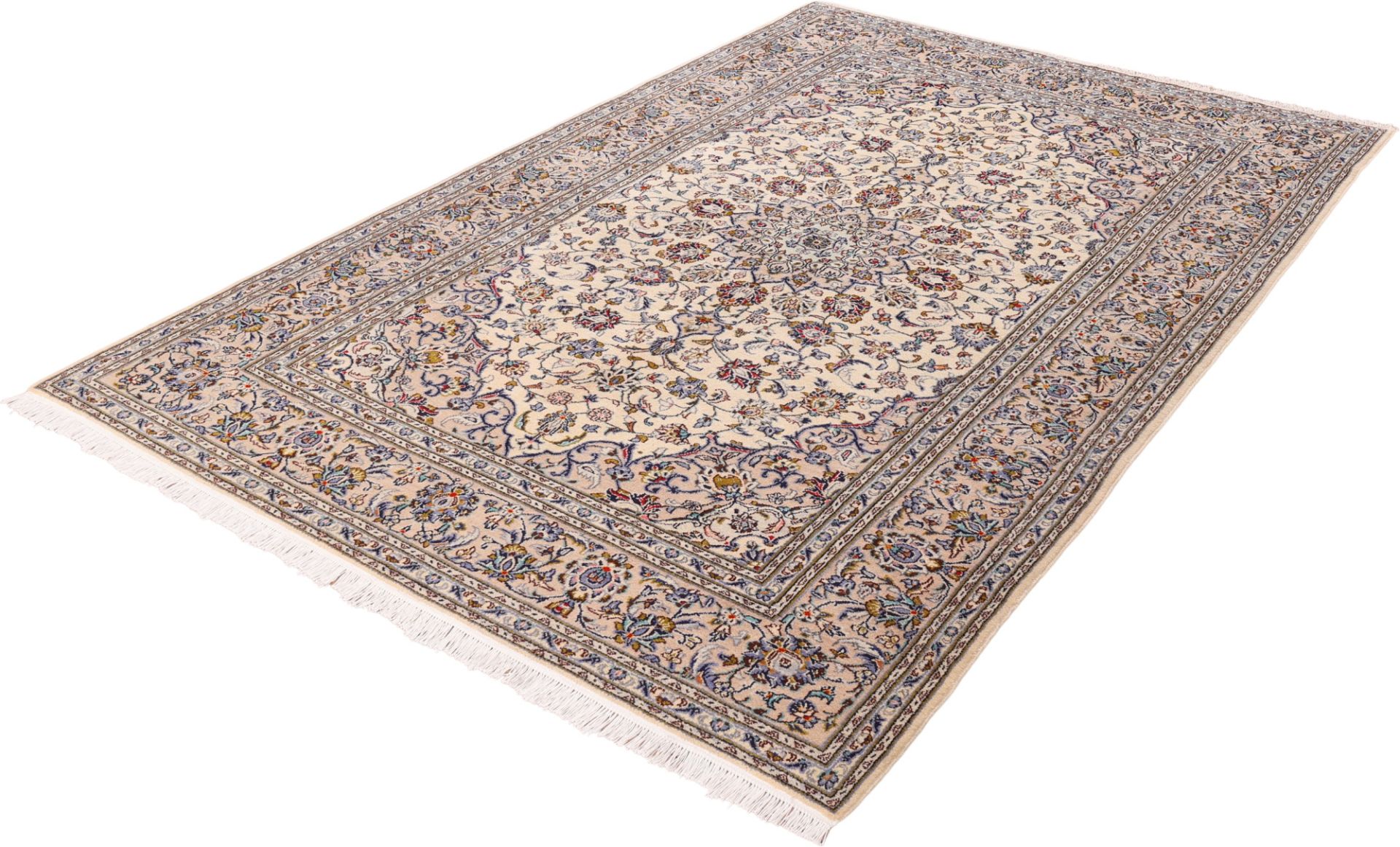 Kashan Perserteppich 200 × 308 cm aus Wolle, handgeknüpft