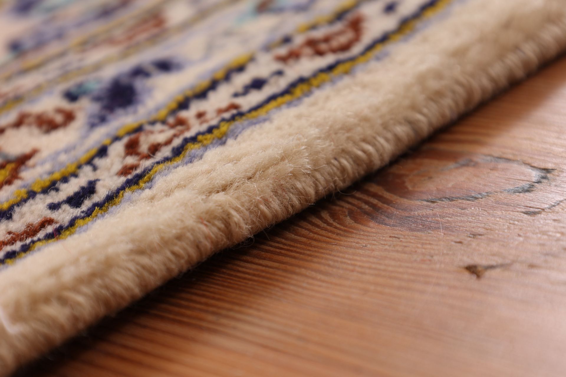 Kashan Perserteppich 200 × 308 cm aus Wolle, handgeknüpft