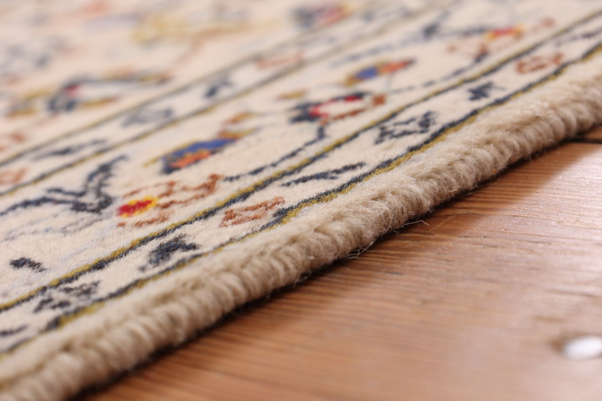 Kashan Perserteppich 245 × 357 cm aus Wolle, handgeknüpft