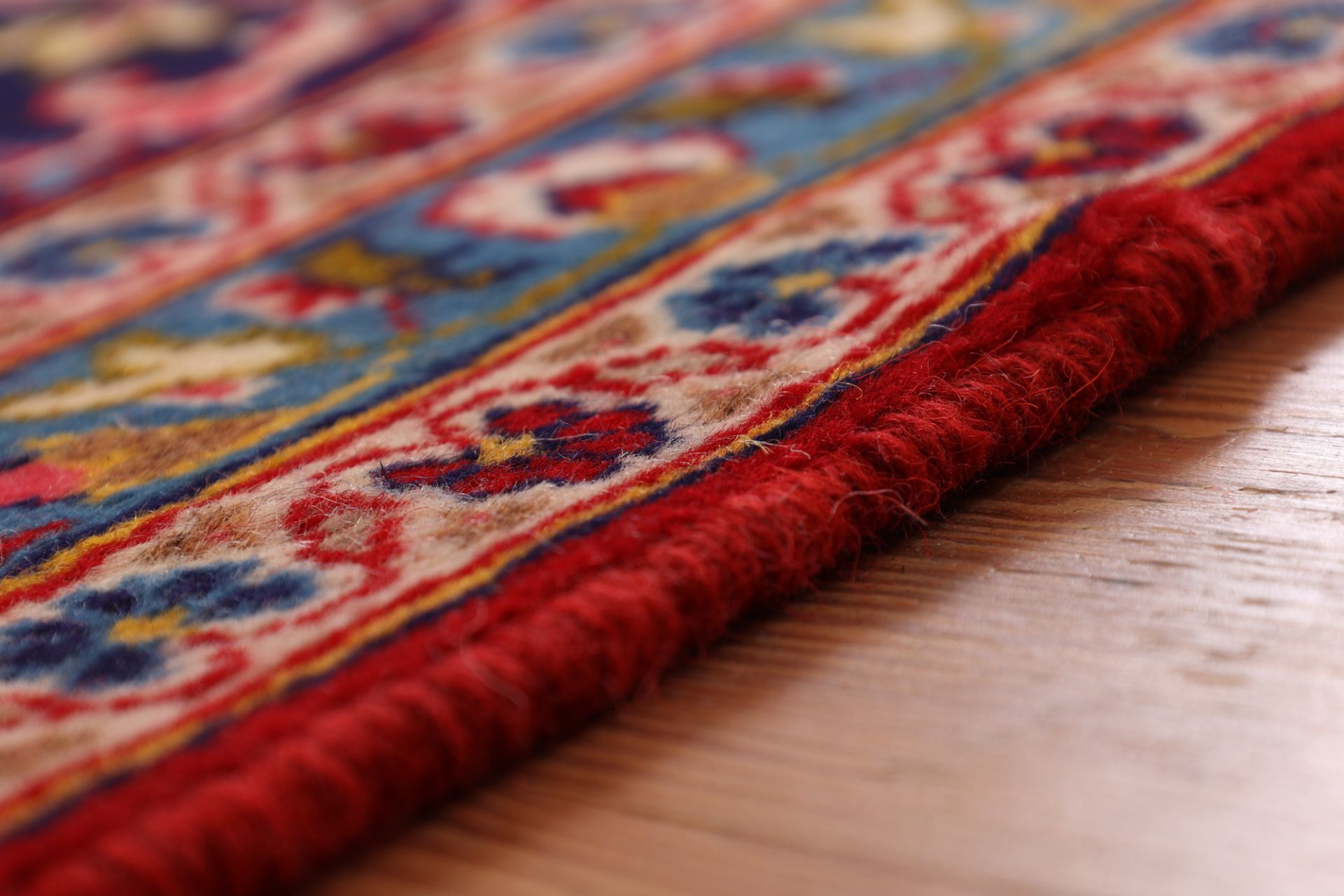 Kashan Perserteppich 245 × 352 cm aus Wolle, handgeknüpft