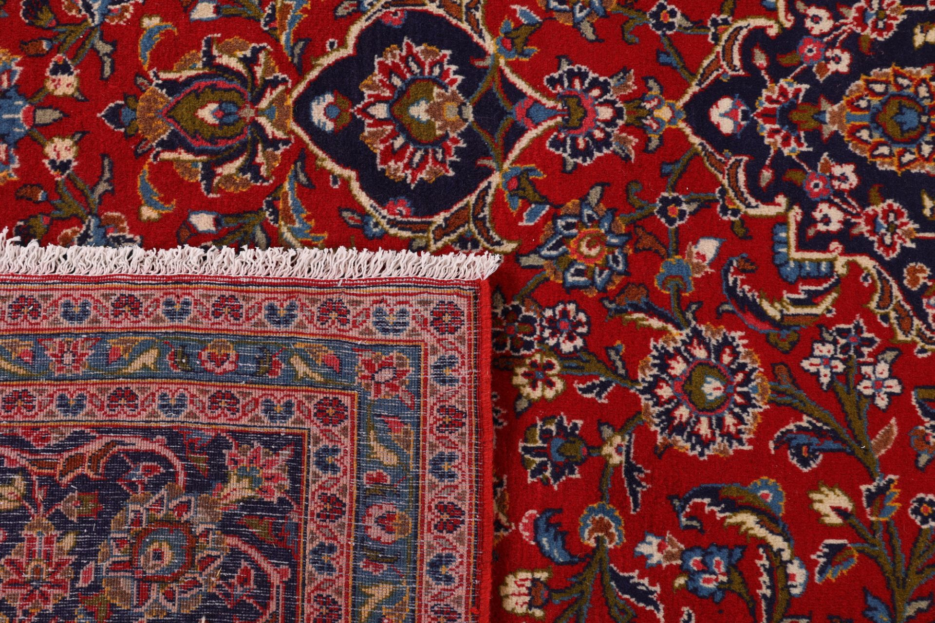 Kashan Perserteppich 245 × 352 cm aus Wolle, handgeknüpft