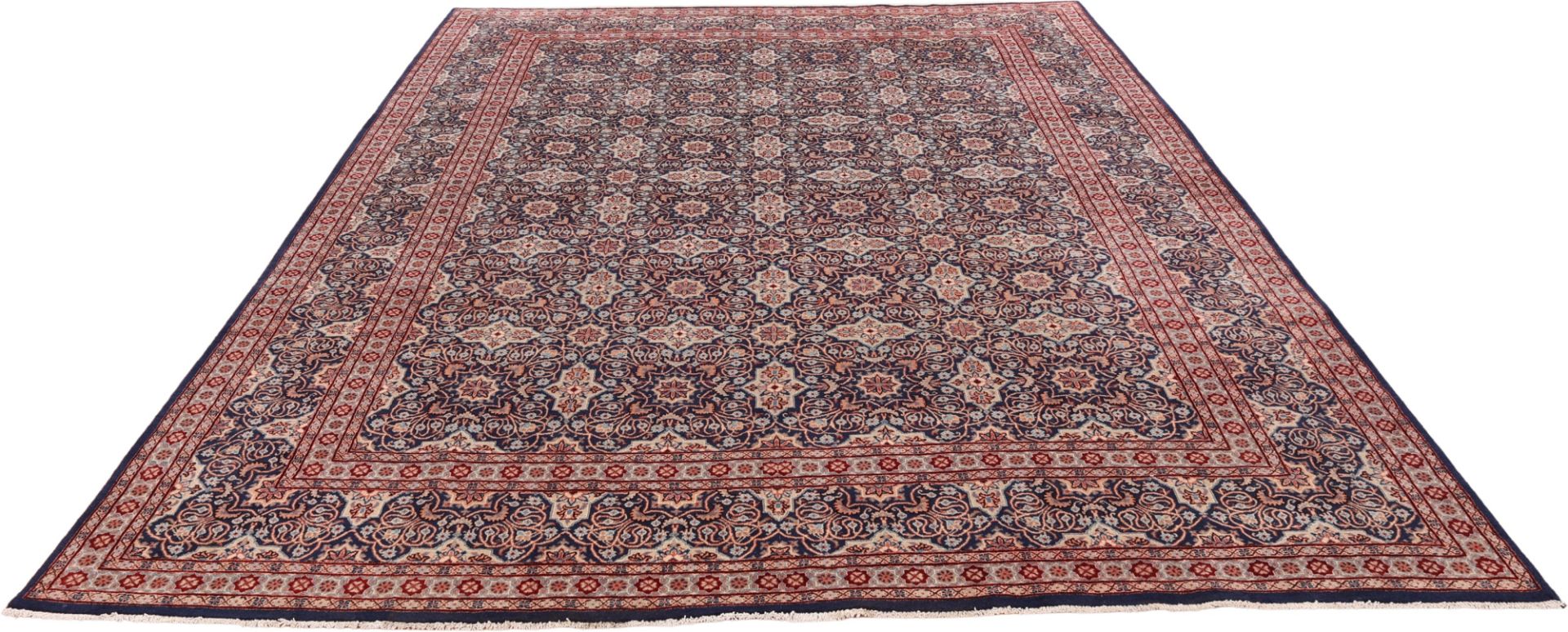 Mashhad Perserteppich 297 × 380 cm aus Wolle, handgeknüpft