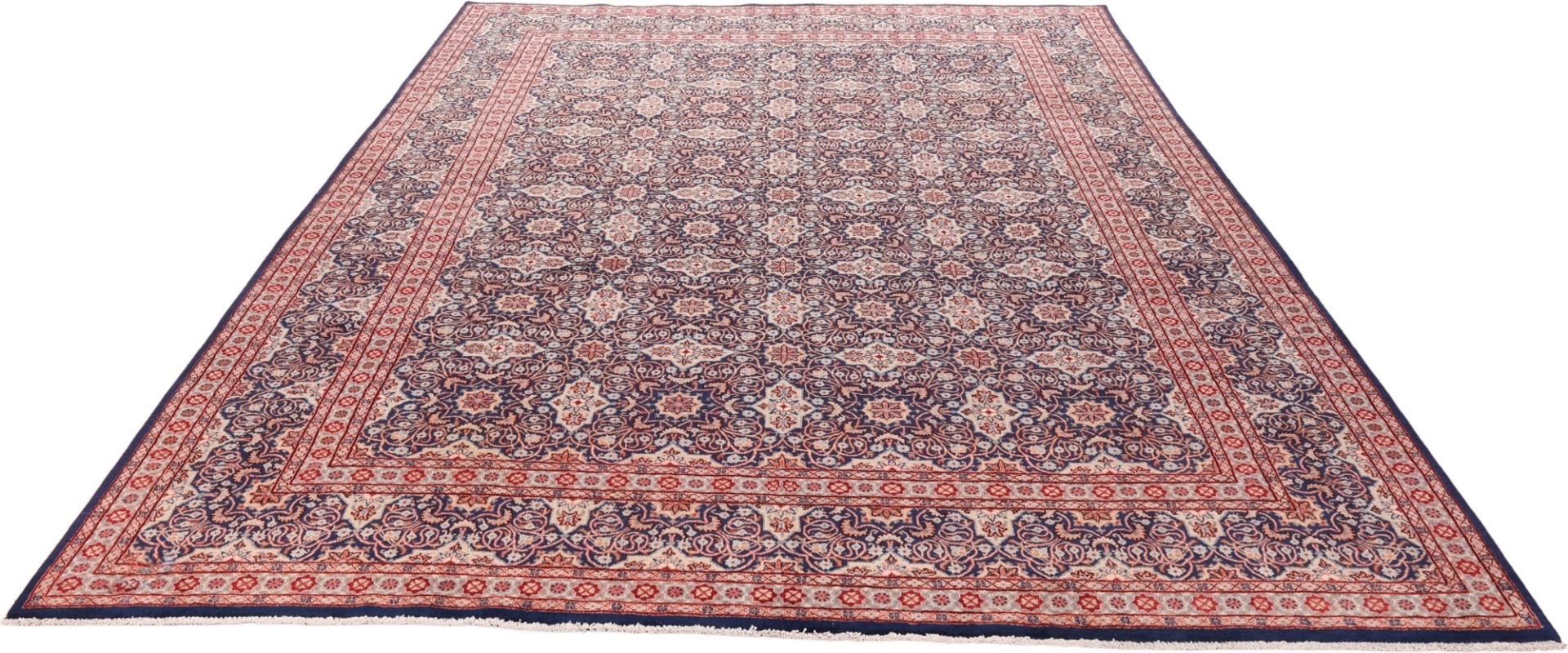 Mashhad Perserteppich 297 × 380 cm aus Wolle, handgeknüpft