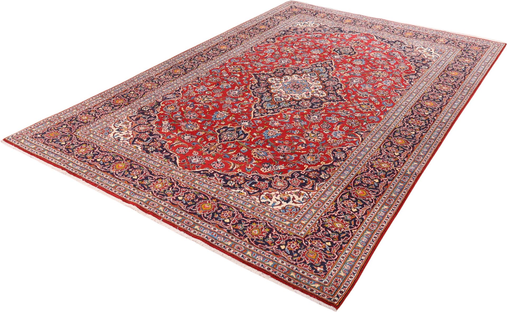 Handgeknüpfter Kashan Perserteppich 223 × 338 cm