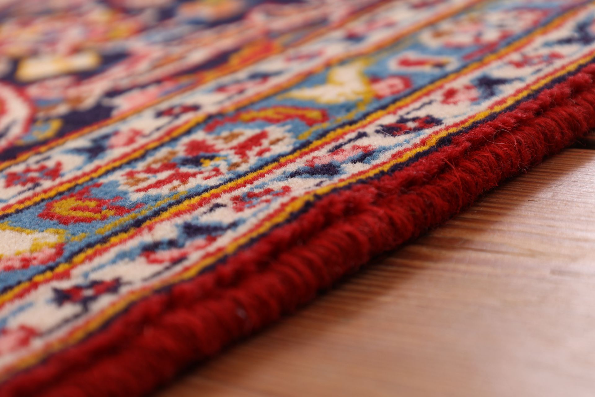 Handgeknüpfter Kashan Perserteppich 223 × 338 cm