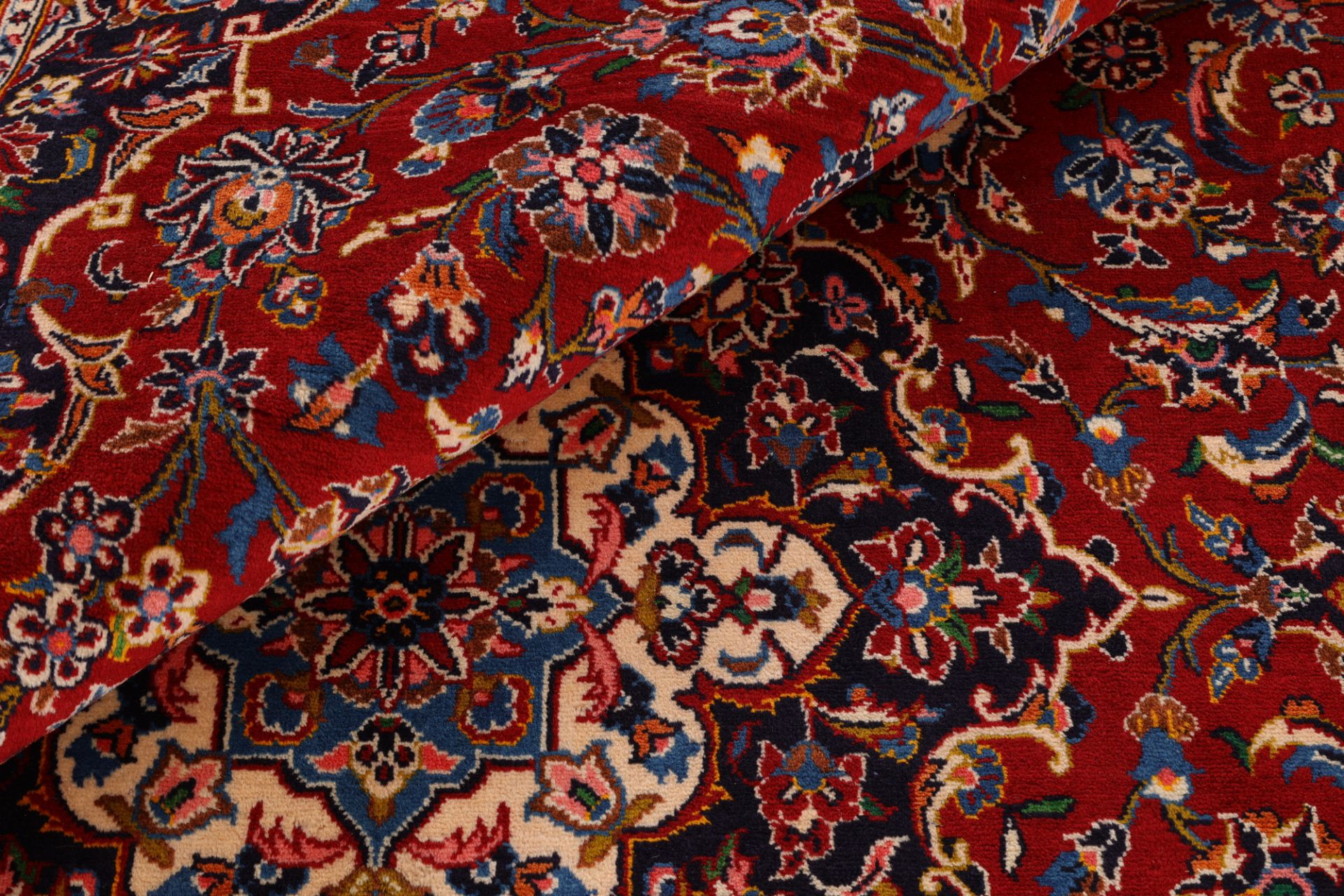 Handgeknüpfter Kashan Perserteppich 223 × 338 cm