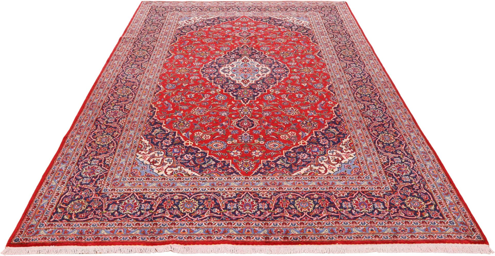 Kashan Perserteppich aus Iran, 243 × 350 cm