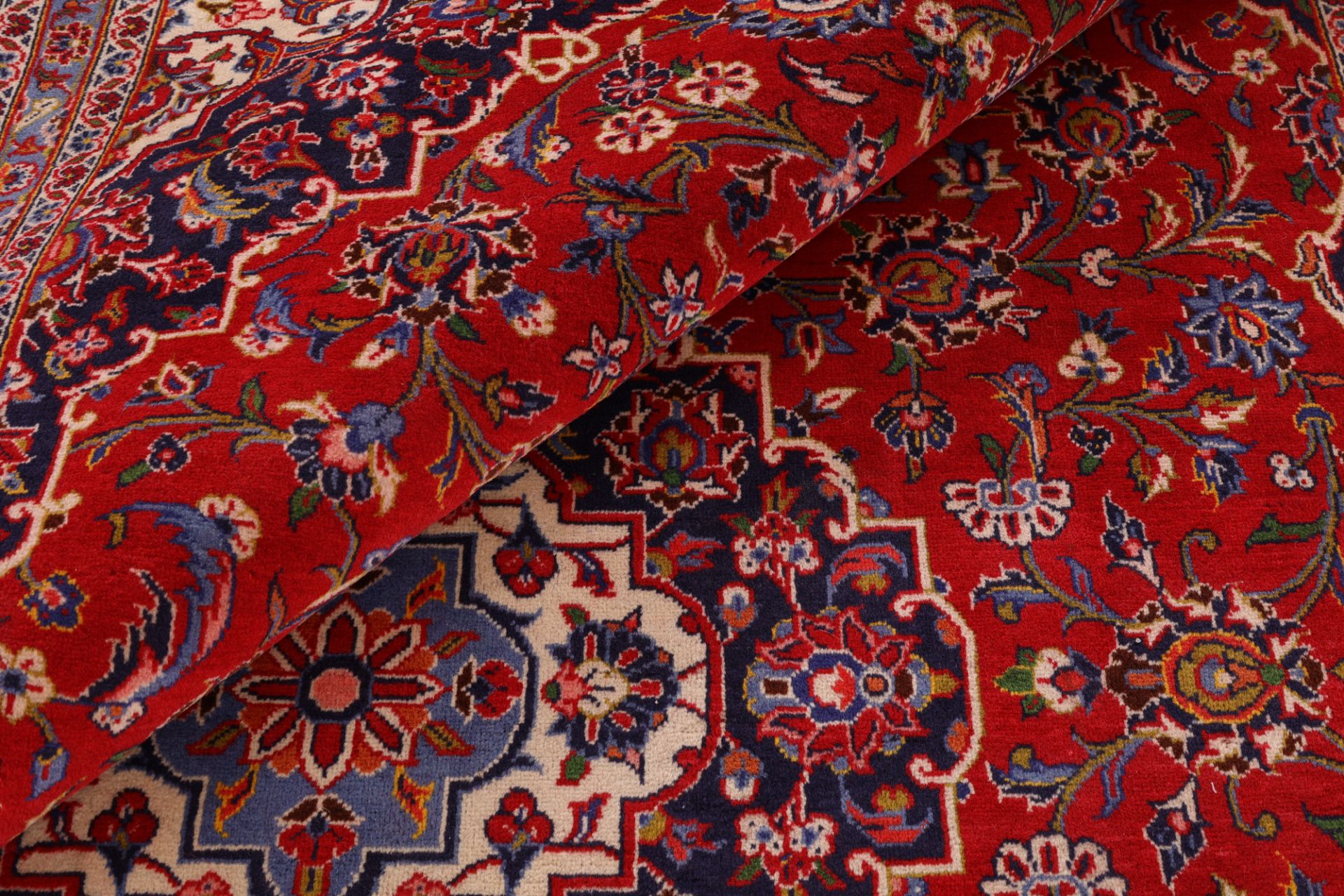 Kashan Perserteppich aus Iran, 243 × 350 cm
