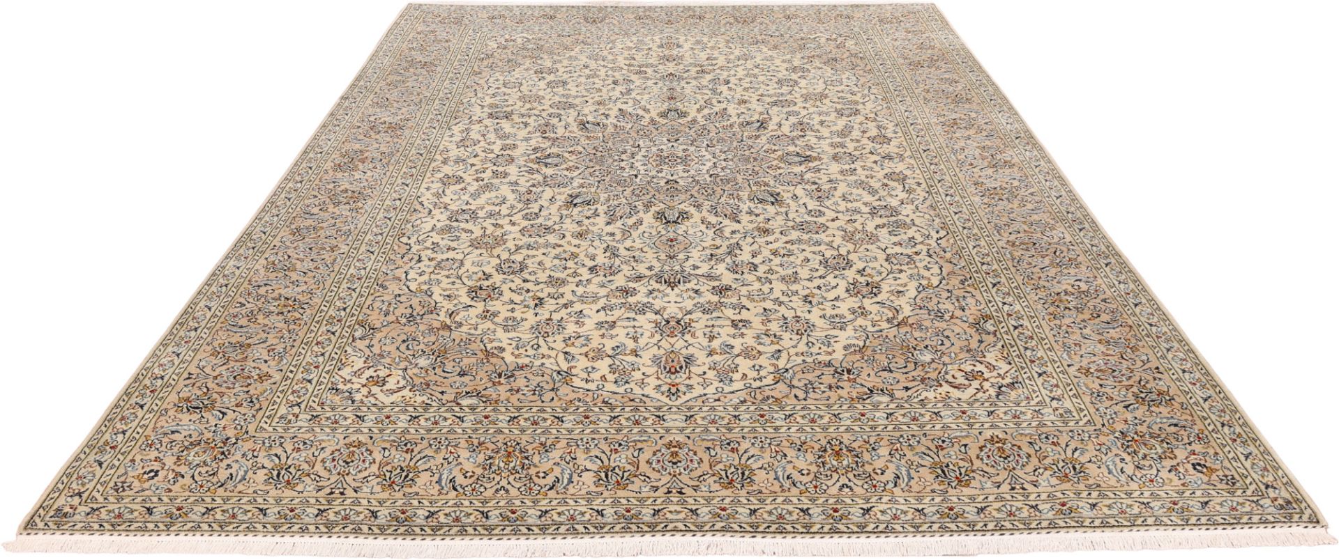 Kashan Perserteppich 290 × 395 cm aus Wolle, handgeknüpft