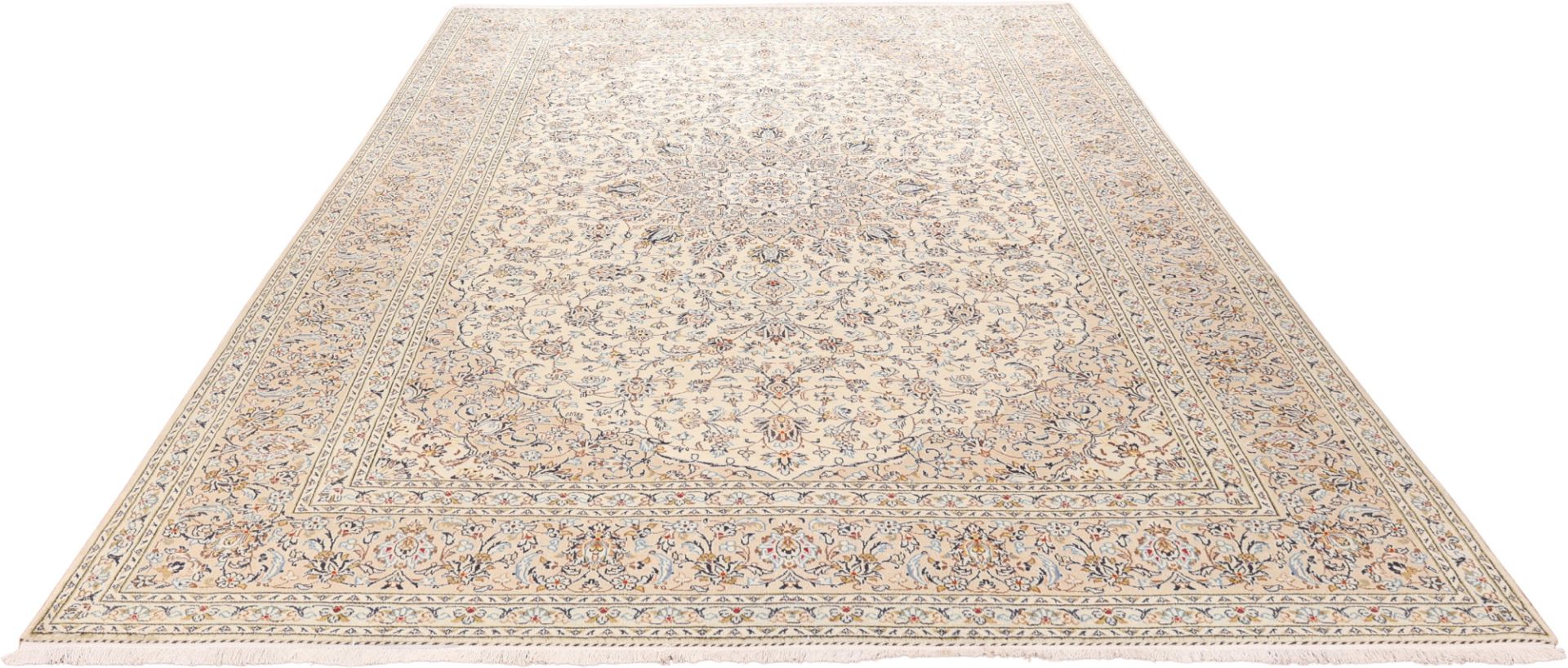 Kashan Perserteppich 290 × 395 cm aus Wolle, handgeknüpft