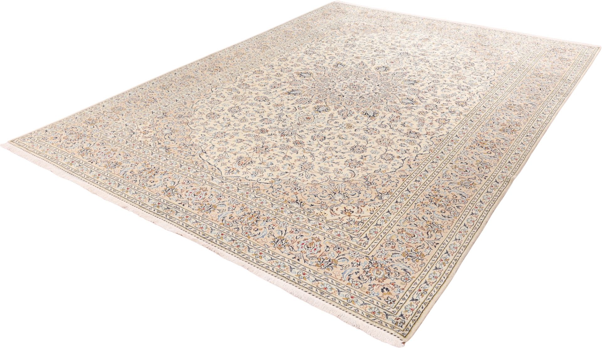 Kashan Perserteppich 290 × 395 cm aus Wolle, handgeknüpft