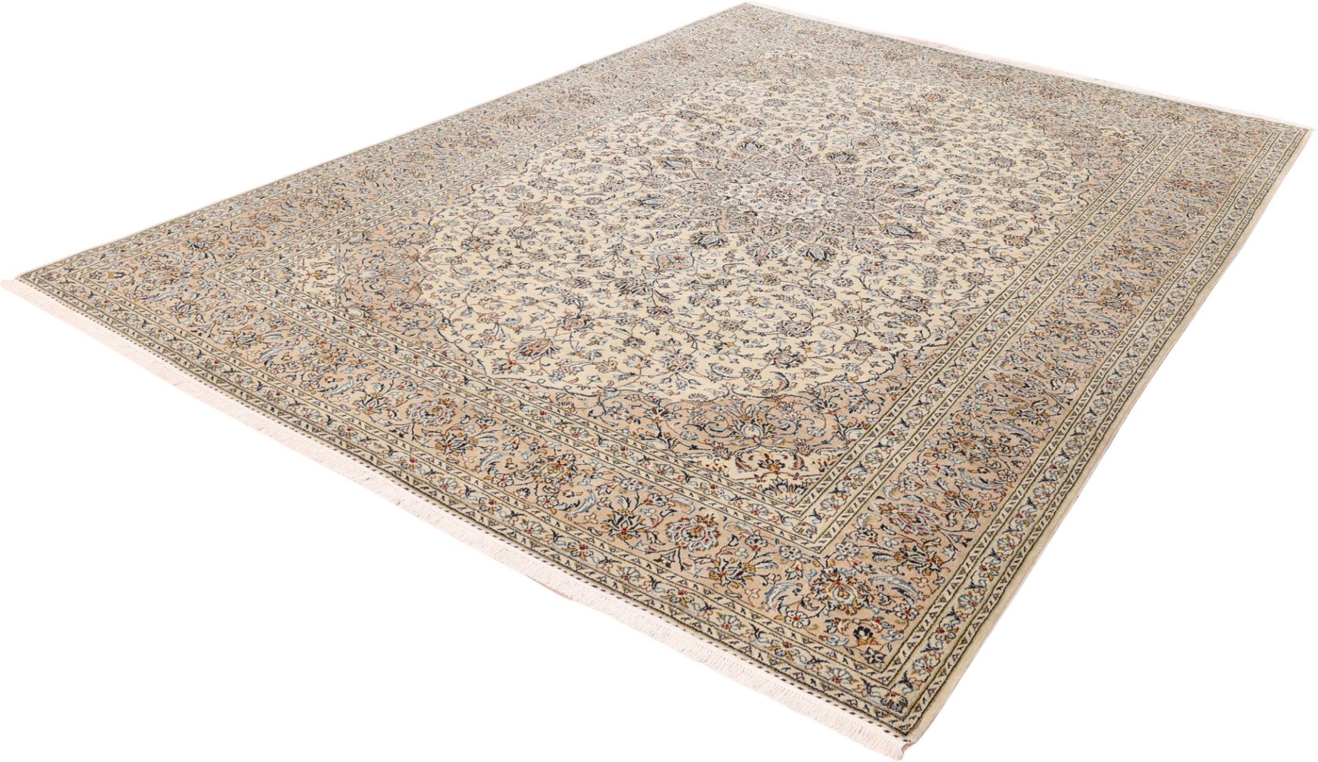 Kashan Perserteppich 290 × 395 cm aus Wolle, handgeknüpft
