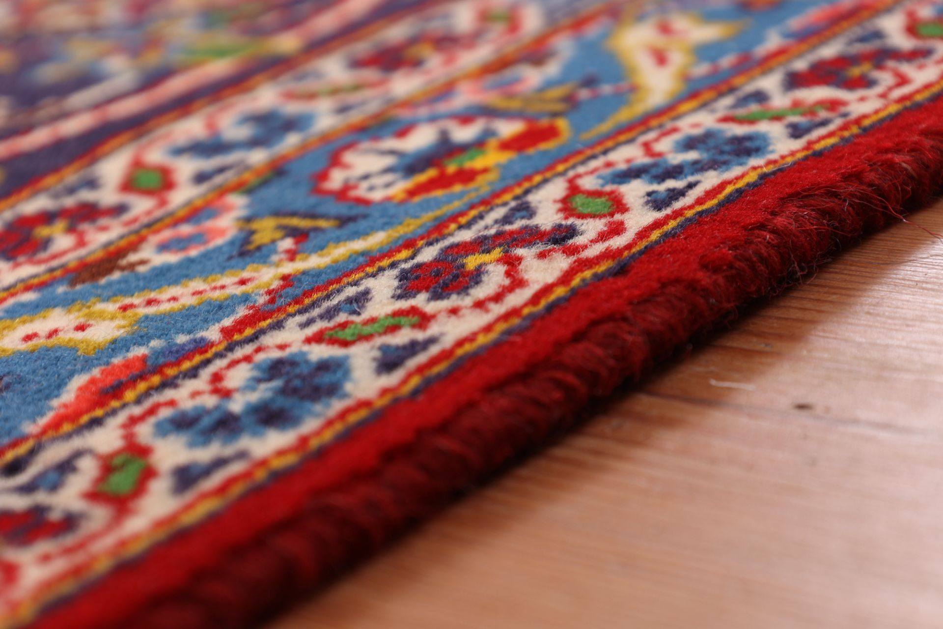 Kashan Perserteppich 295 × 398 cm aus Wolle, handgeknüpft