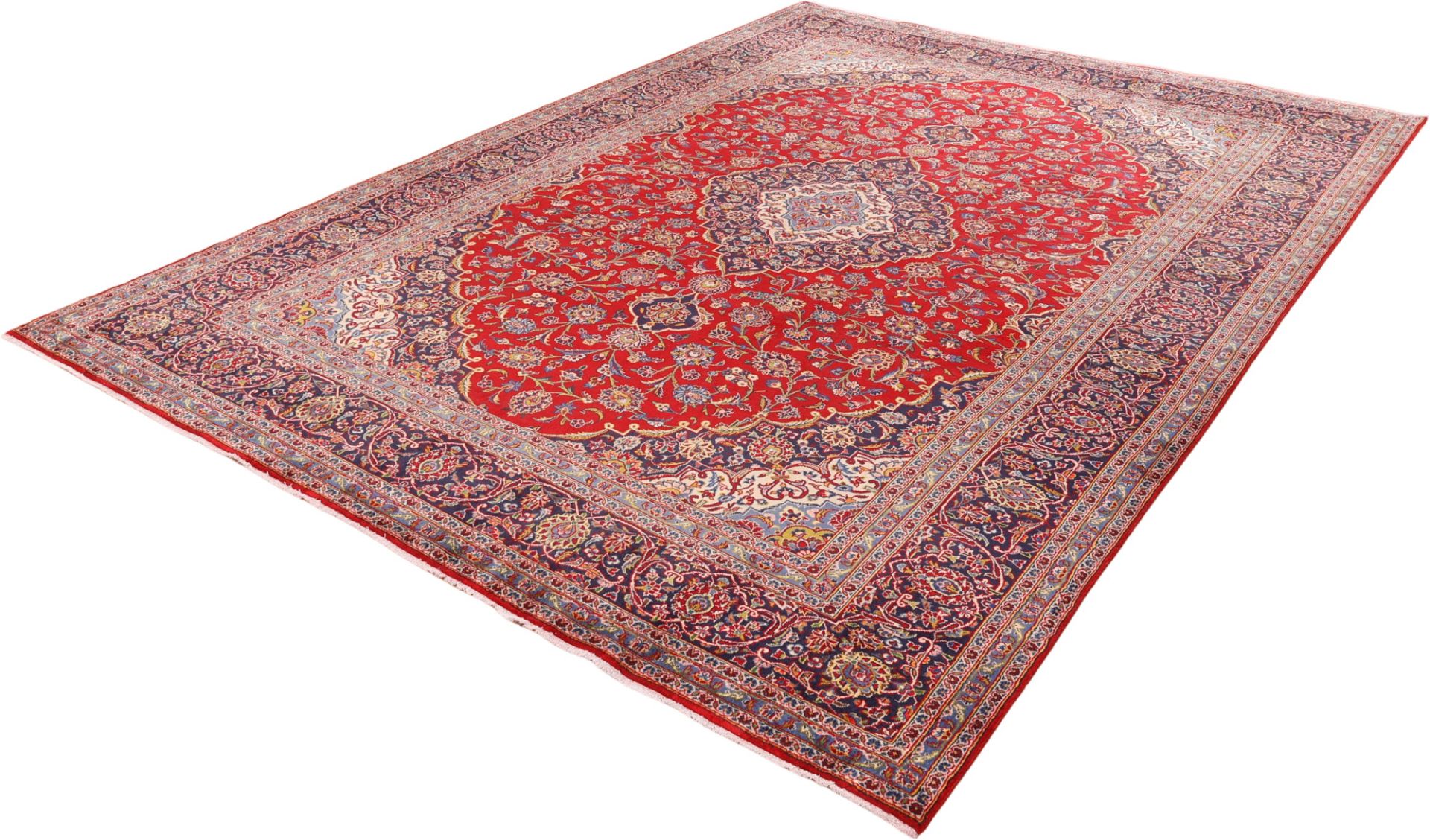 Kashan Perserteppich 292 × 415 cm aus Wolle, handgeknüpft