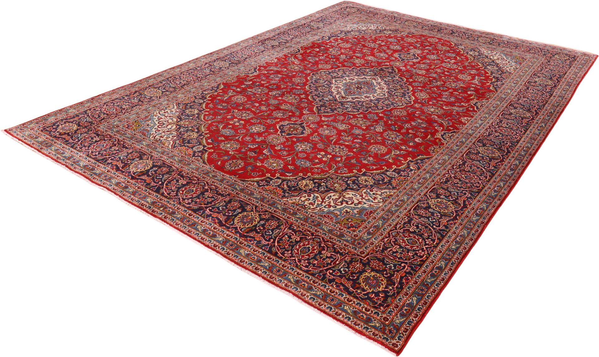 Kashan Perserteppich 292 × 415 cm aus Wolle, handgeknüpft