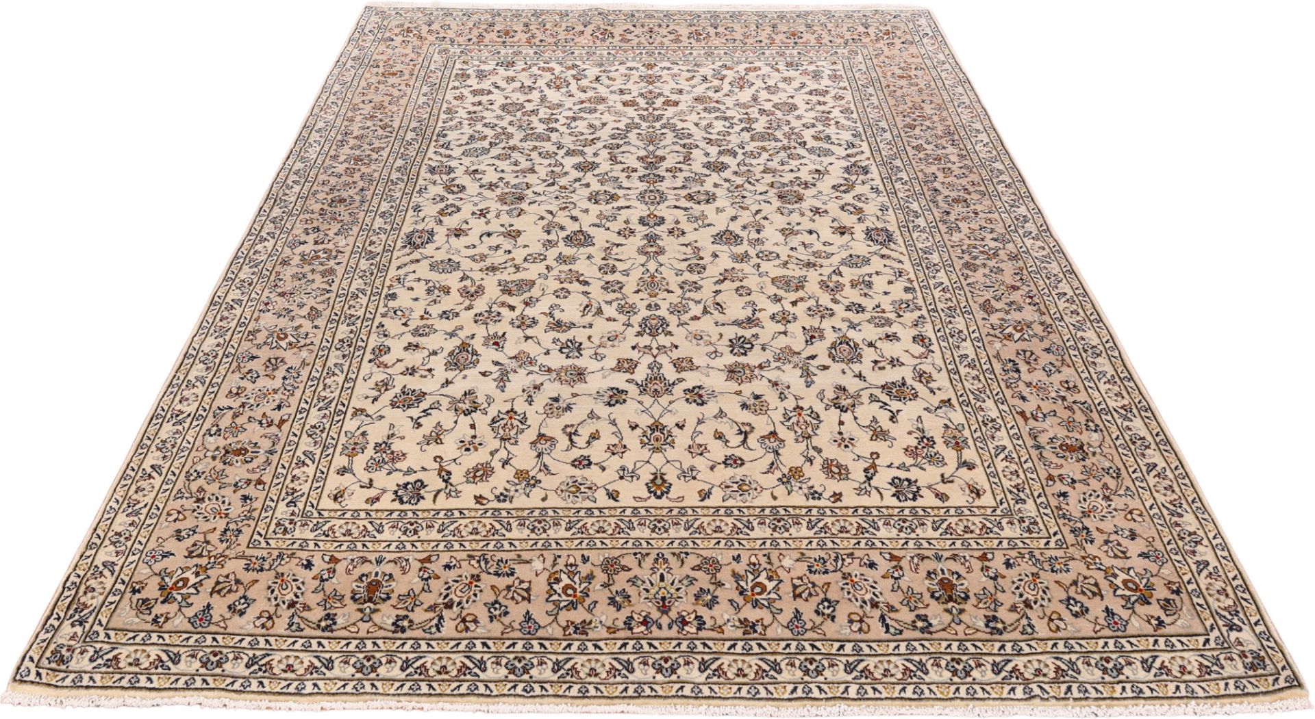 Handgeknüpfter Kashan Perserteppich 205 × 300 cm