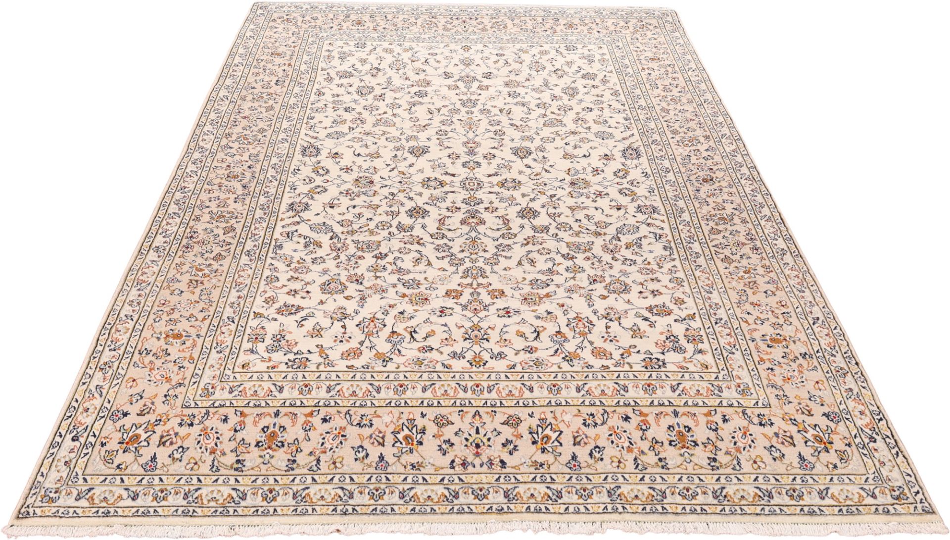 Handgeknüpfter Kashan Perserteppich 205 × 300 cm