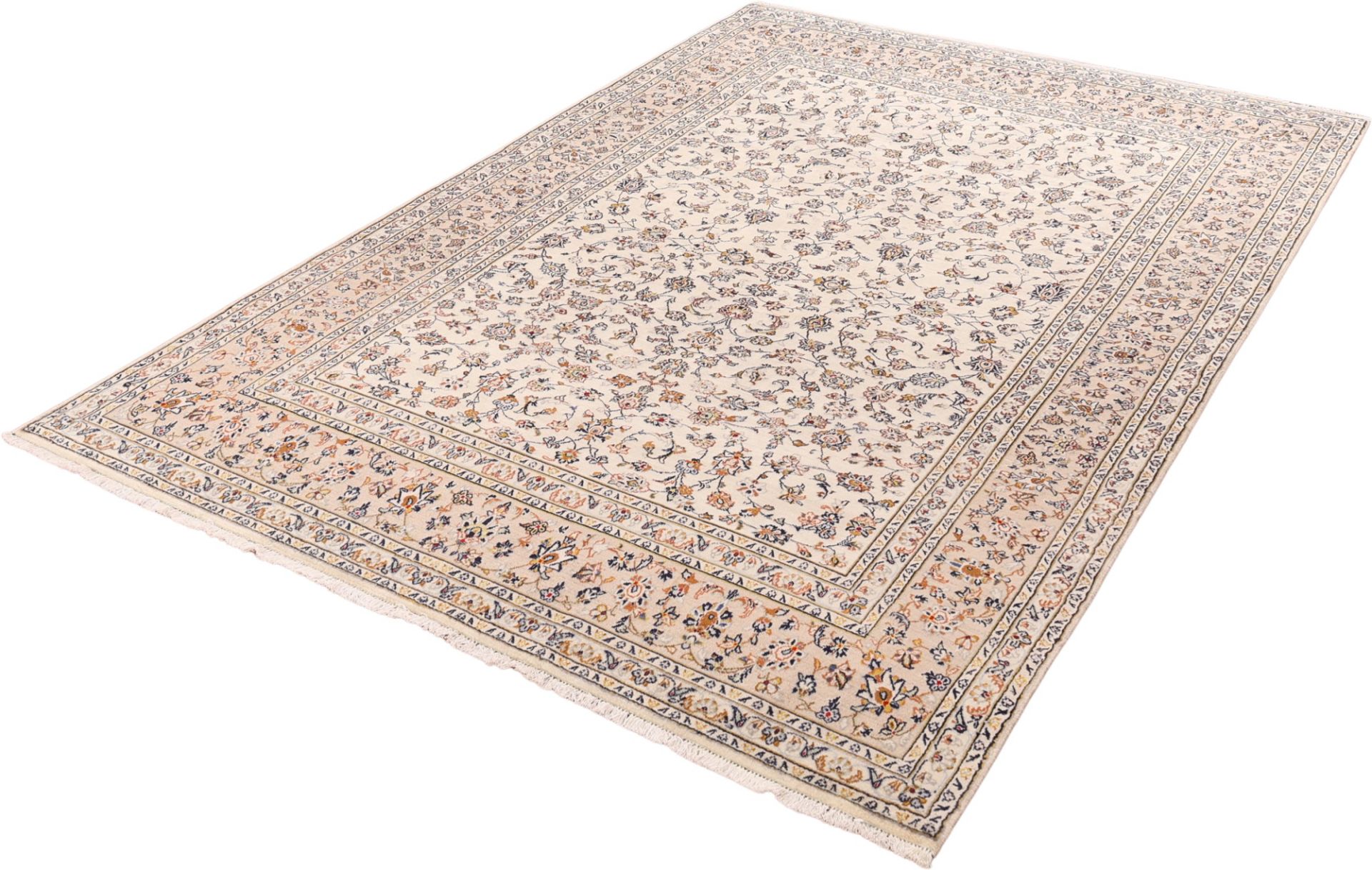 Handgeknüpfter Kashan Perserteppich 205 × 300 cm